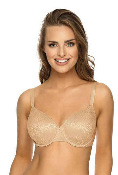 Viania Schalen-BH 214410 (1-tlg) Serie Liz Schalen-BH mit Bügel und gemoldeten vorgeformten Cups Farbe Beige Almond