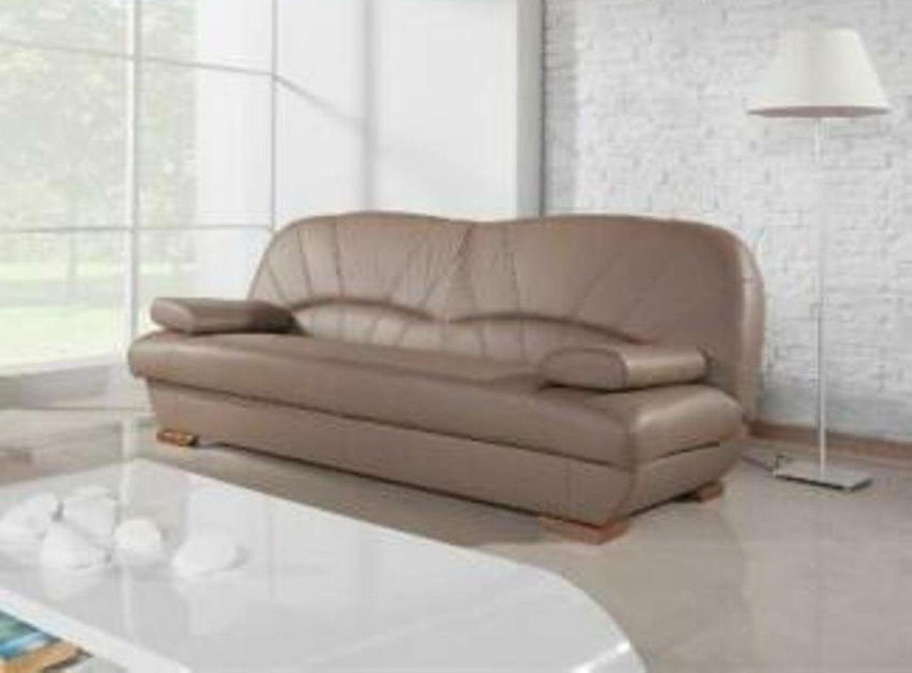 JVmoebel Polster Sitzer 3-Sitzer 3 Design Sofa Couchen Leder Relax, Europe Sofas Made in