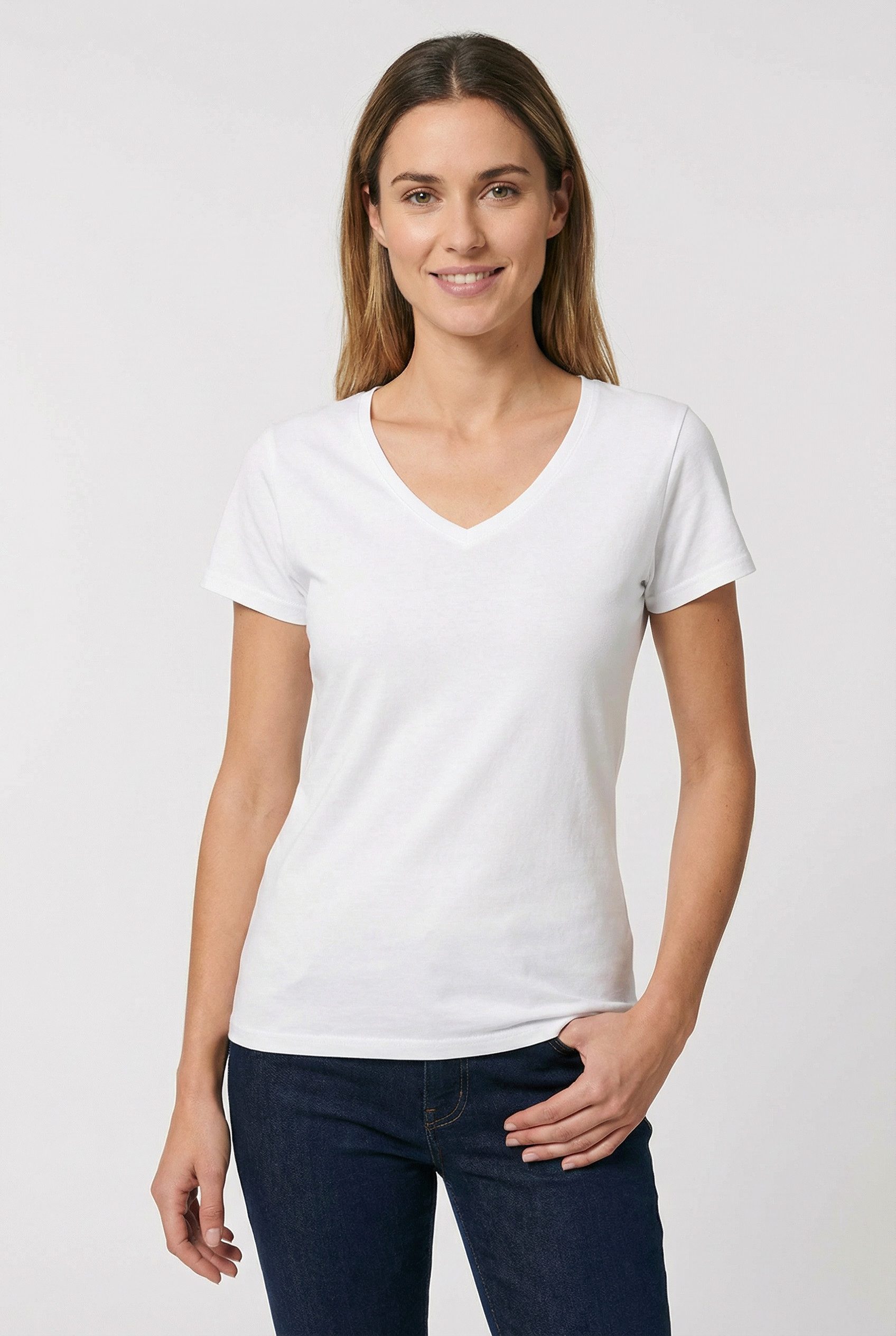 Fruit of the Loom V-Shirt Lady-Fit Valueweight V-Neck (Packung, 2-tlg., 2er-Pack)