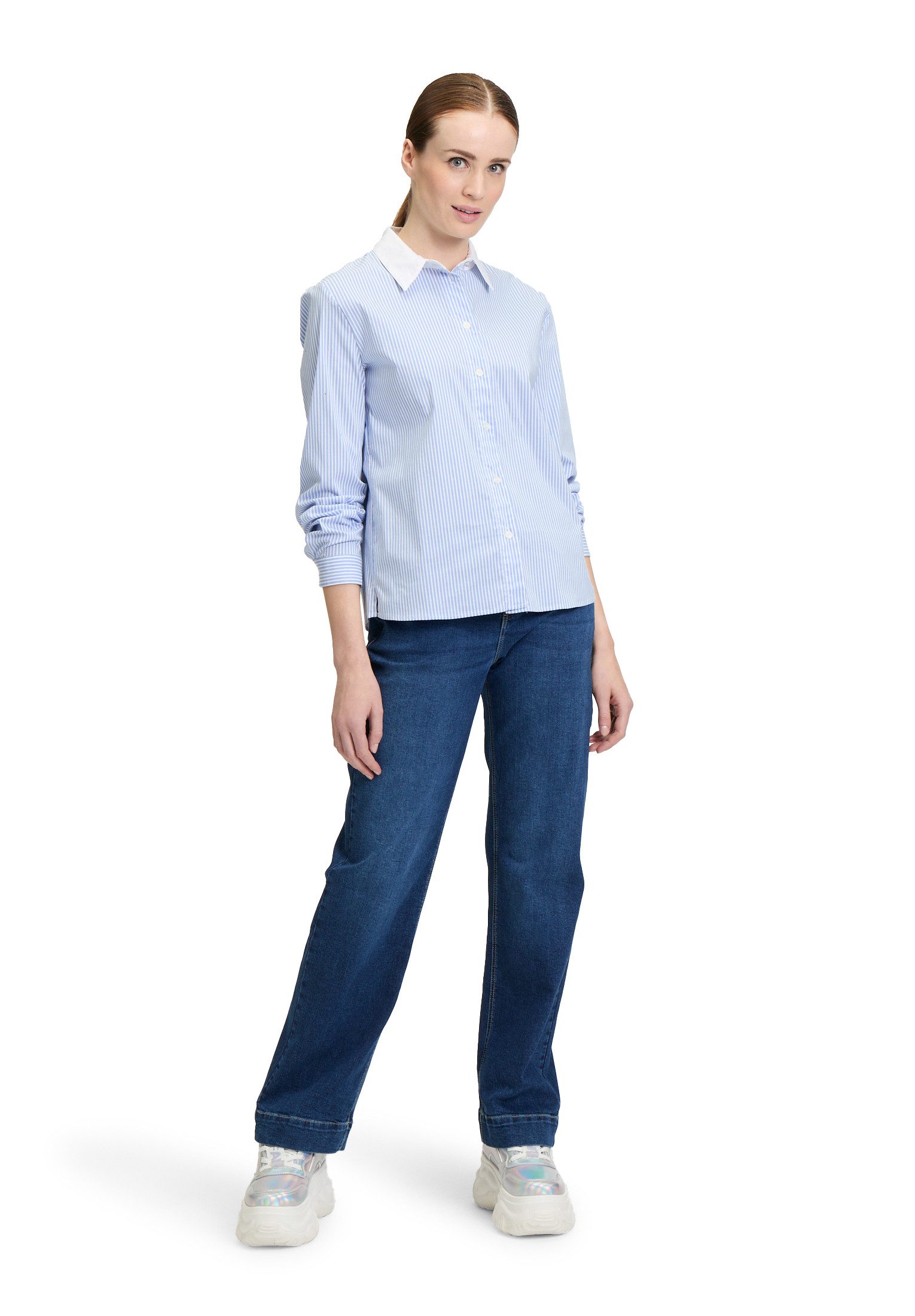 Cartoon Klassische Bluse Damen mit Strass