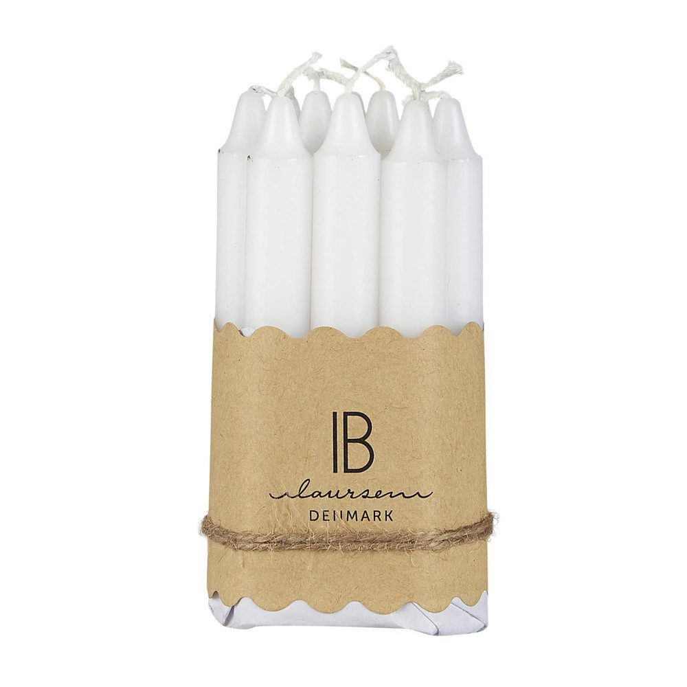 Ib Laursen Stumpenkerze Kerze BUNDLE weiß günstig online kaufen
