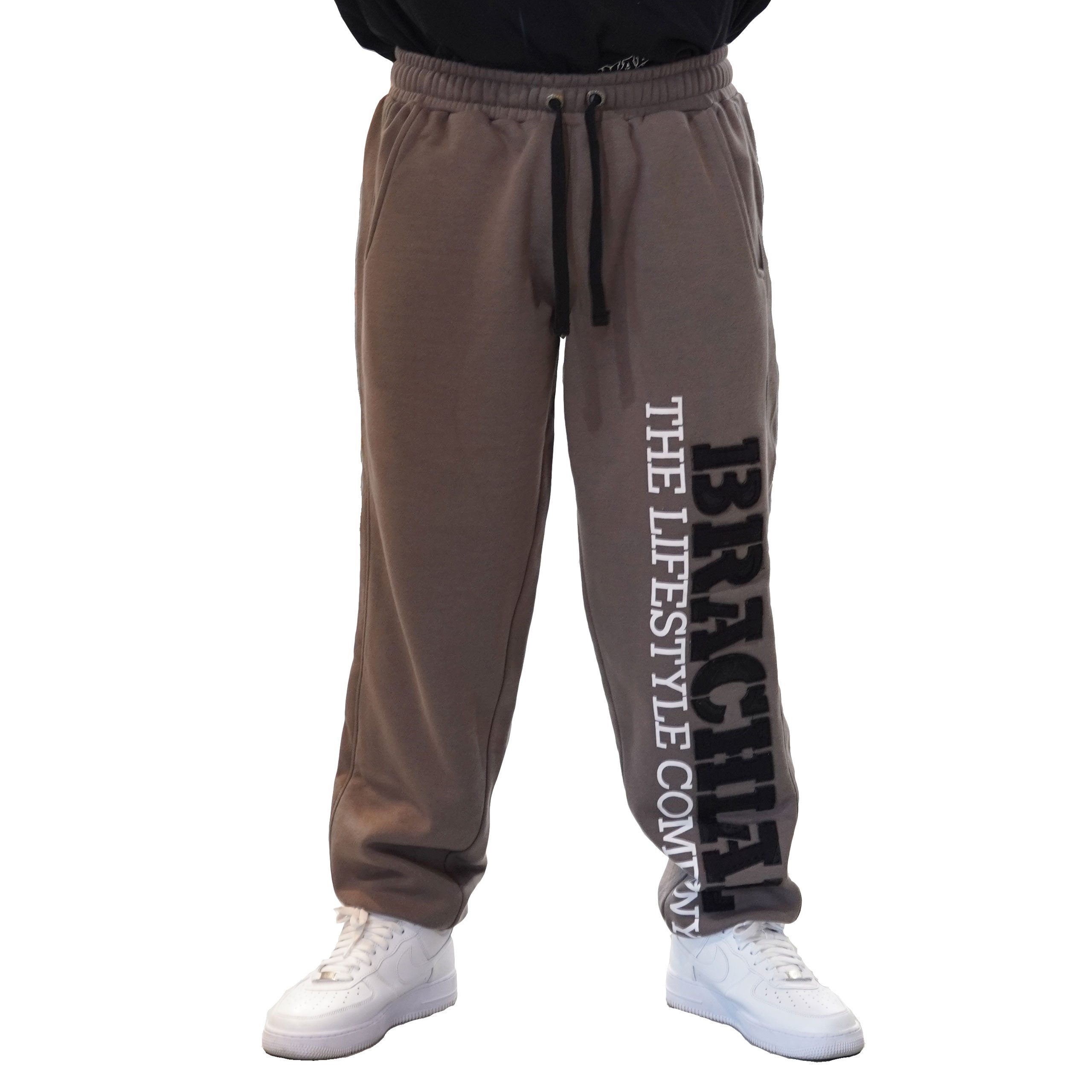 Sporthose Brachial Sporthose "Gym" stahlgrau/schwarz