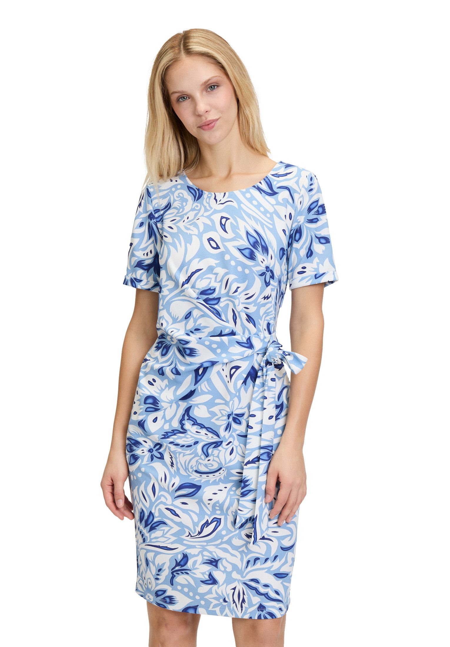 Cartoon Druckkleid Cartoon Casual-Kleid mit Muster Design