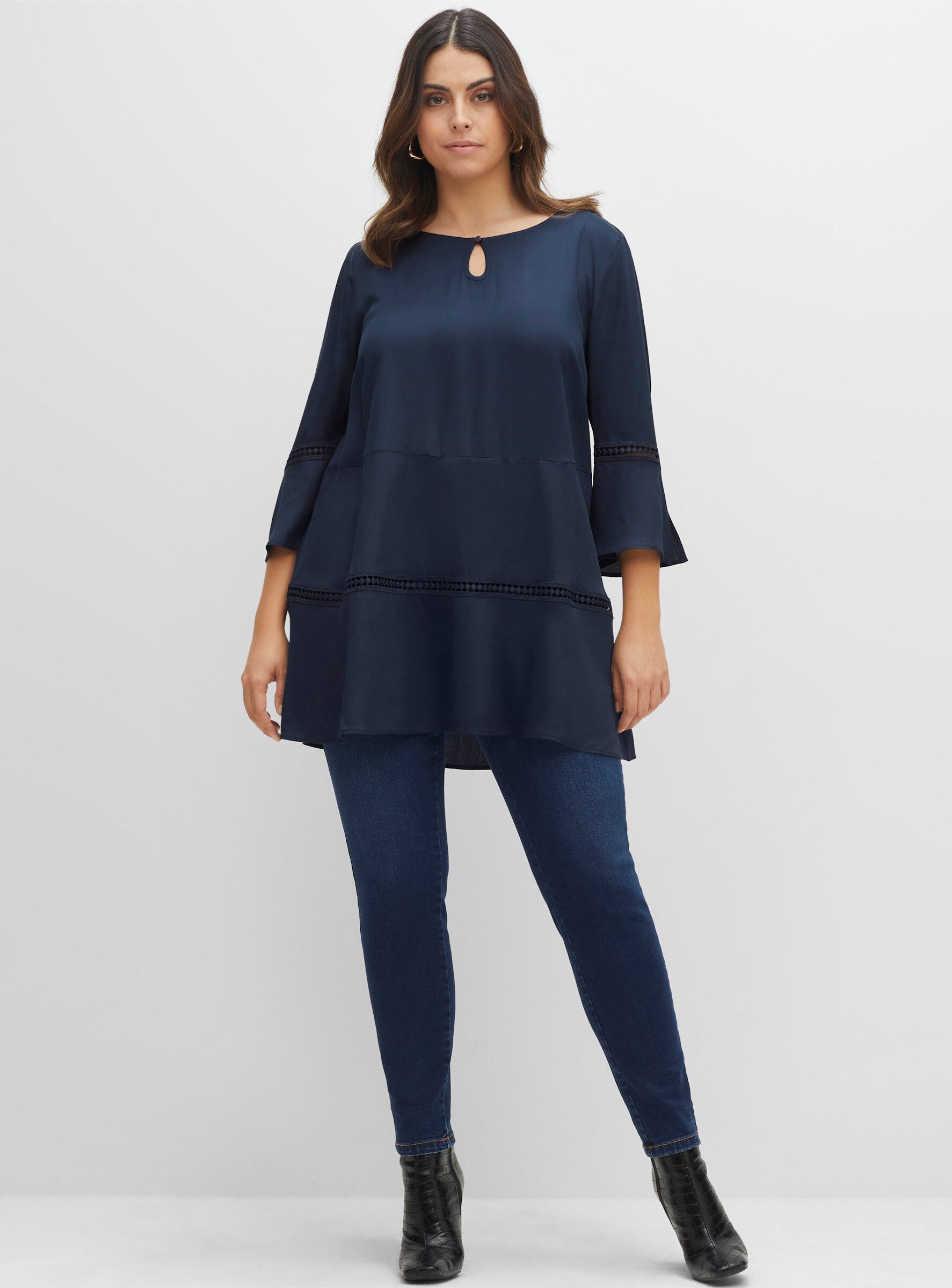 Sheego Klassische Bluse Tunika günstig online kaufen