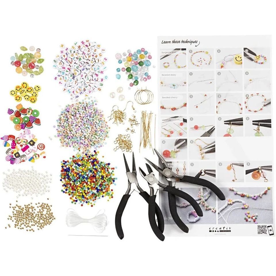 creativ company Kreativset Starter Set Schmuck, Bastelset für Anfänger – Bild 4 von 4