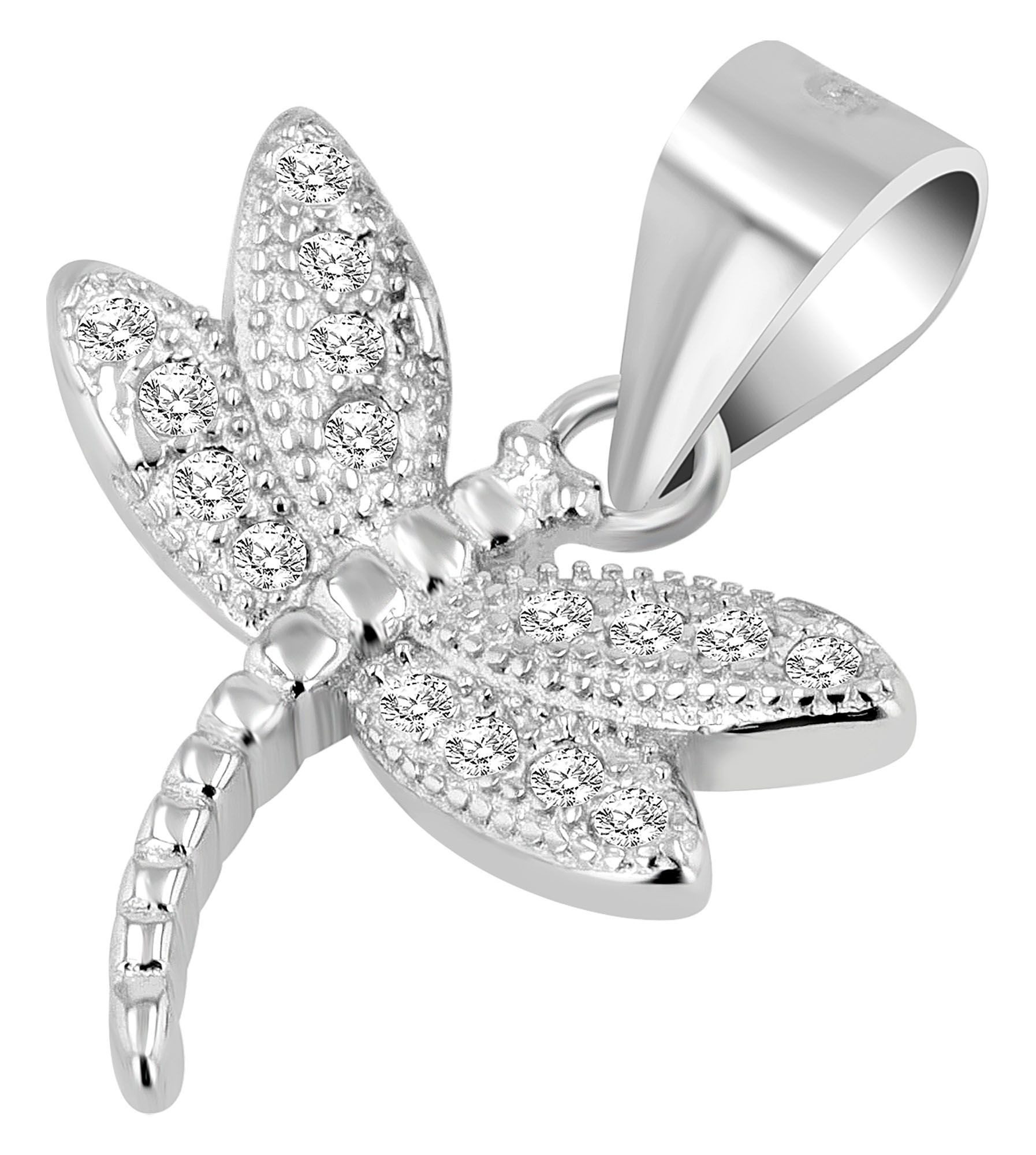 Kettenanhänger Anhänger – Anhänger aus 925 Silber mit Zirkonia