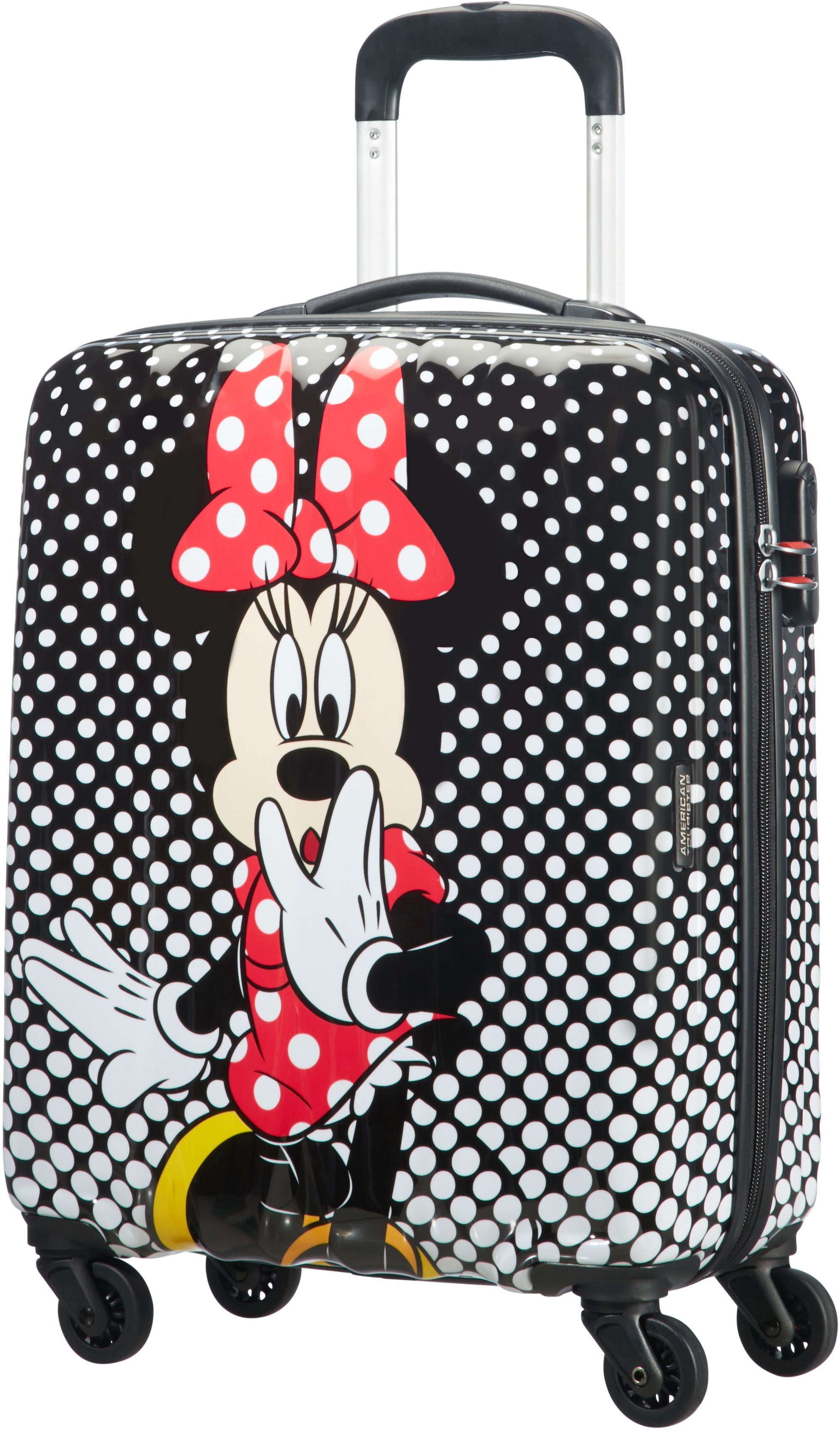 American Tourister® Hartschalen-Trolley Disney Legends, Mouse cm, 4 Rollen Polka Minnie 55 Dot