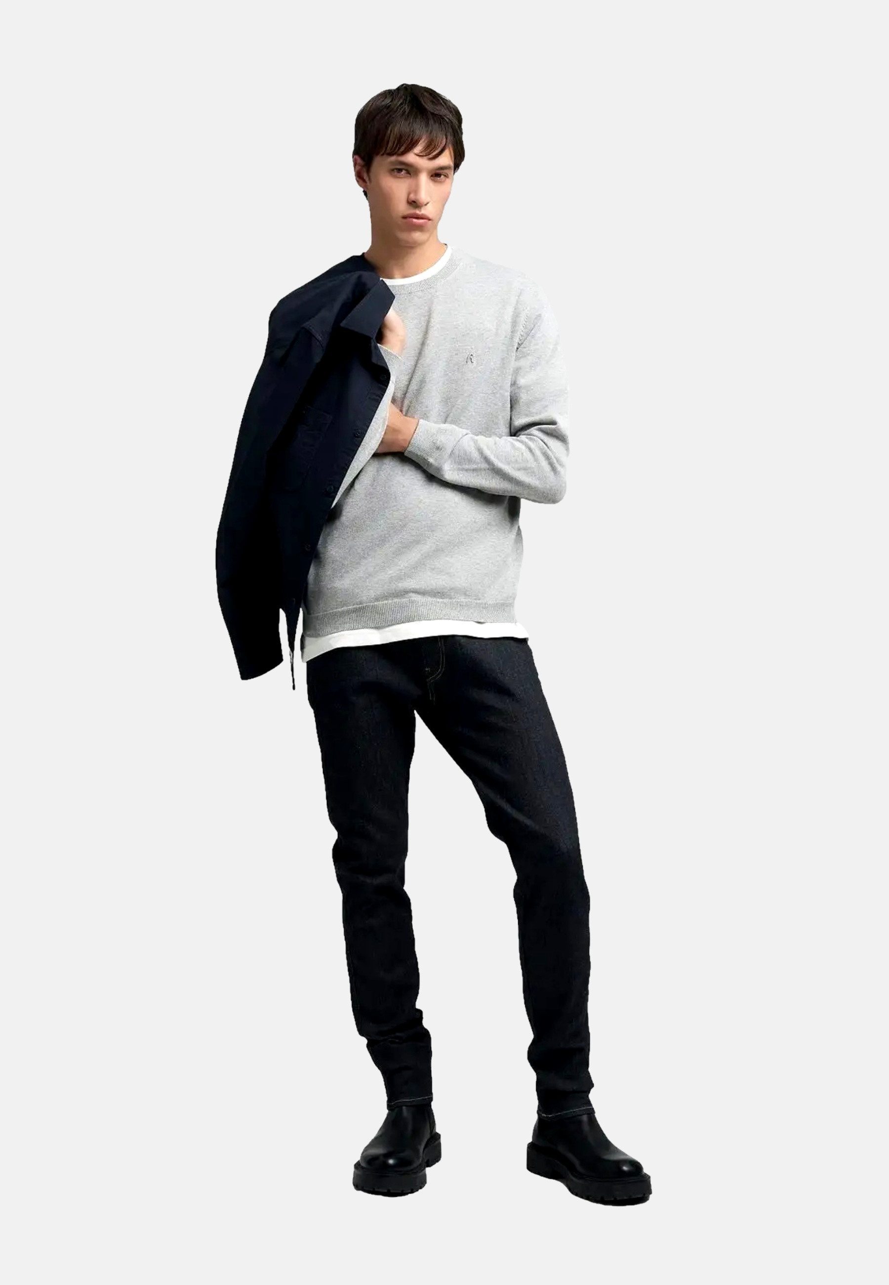 Replay Strickpullover Pullover Strickpullover R-Neck (1-tlg)