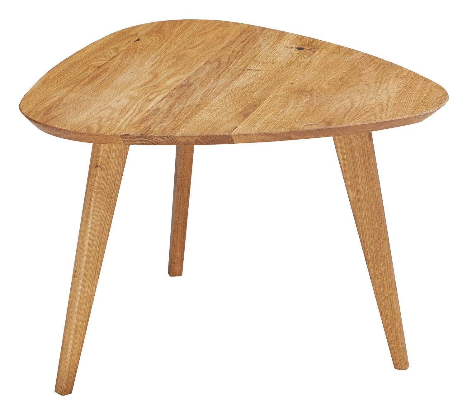 Couchtisch OLPE, Braun, Wildeichenholz massiv geölt