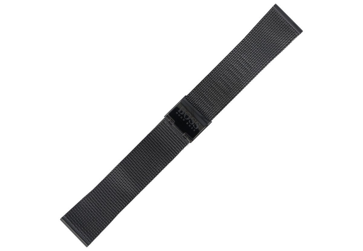 BOSS Uhrenarmband 20mm Metall Schwarz 659002565