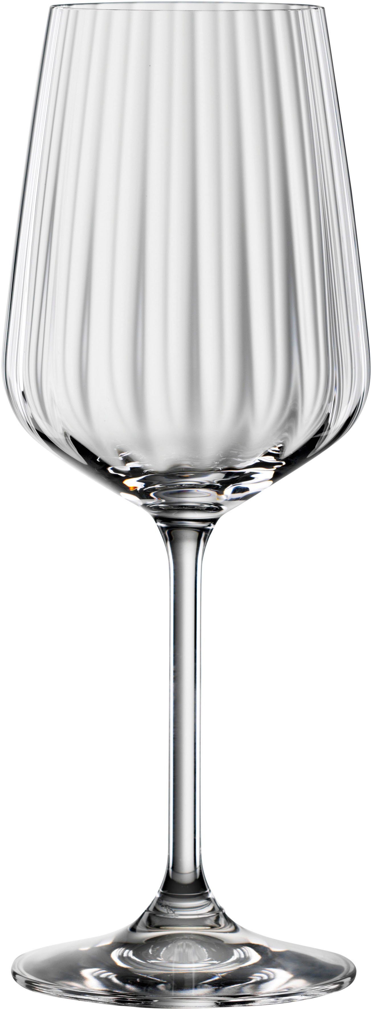 SPIEGELAU Weißweinglas LifeStyle, Kristallglas, 440 ml, 4-teilig