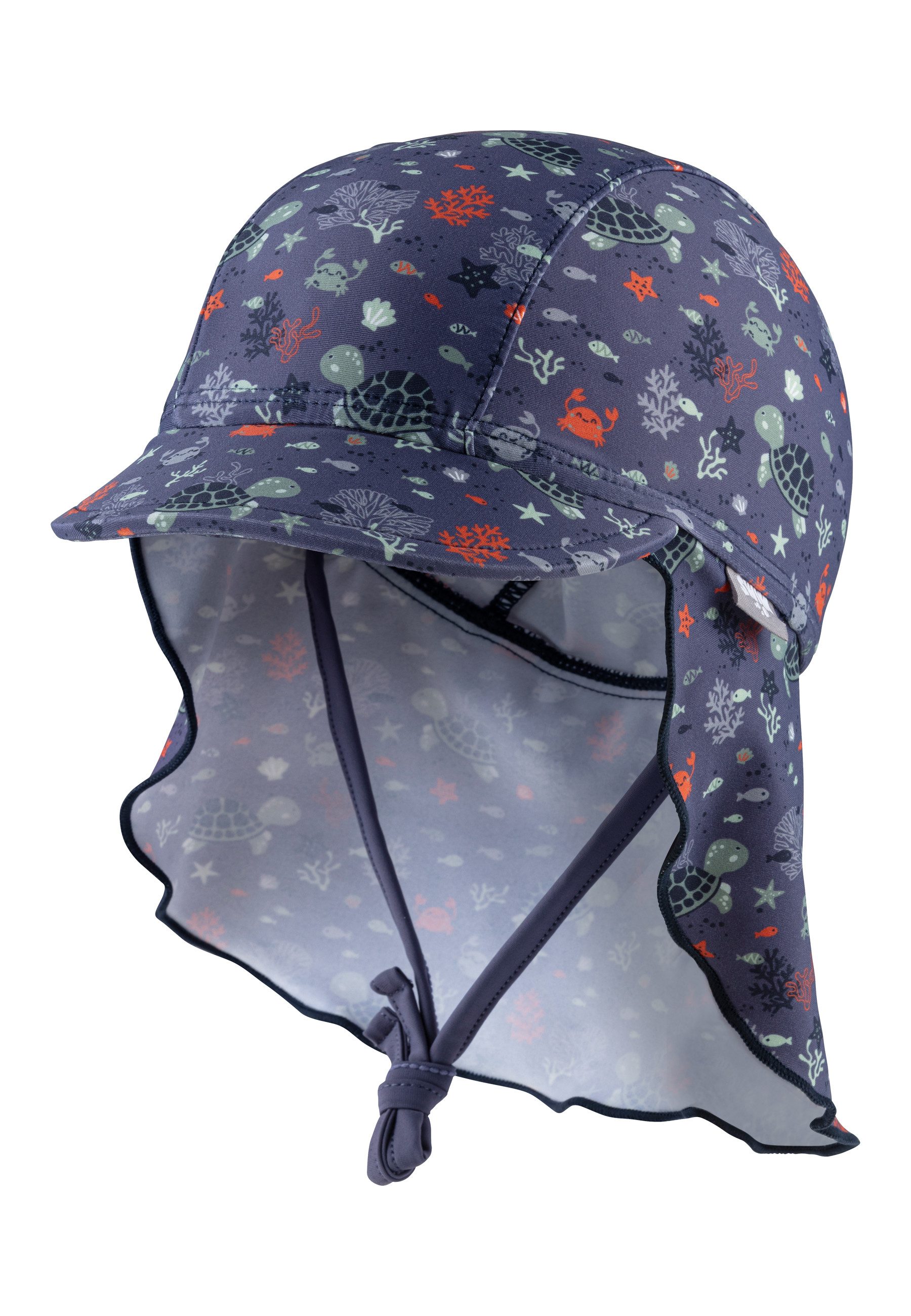 Sterntaler® Badekappe 50+ Bademütze mit Nackenschutz Unterwasser (1 St)