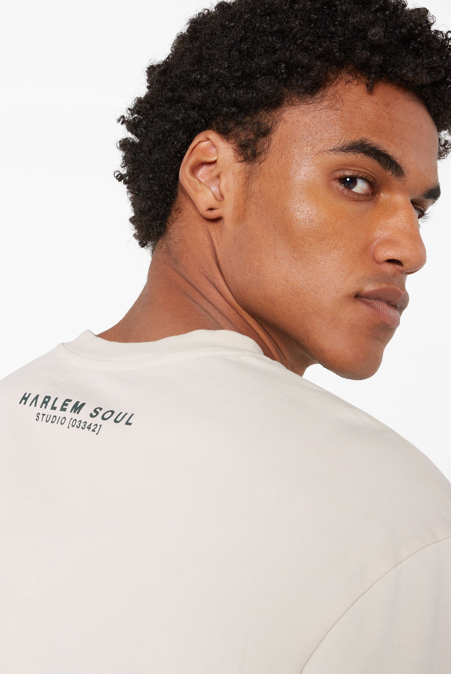 Harlem Rundhalsshirt mit Logodruck Soul