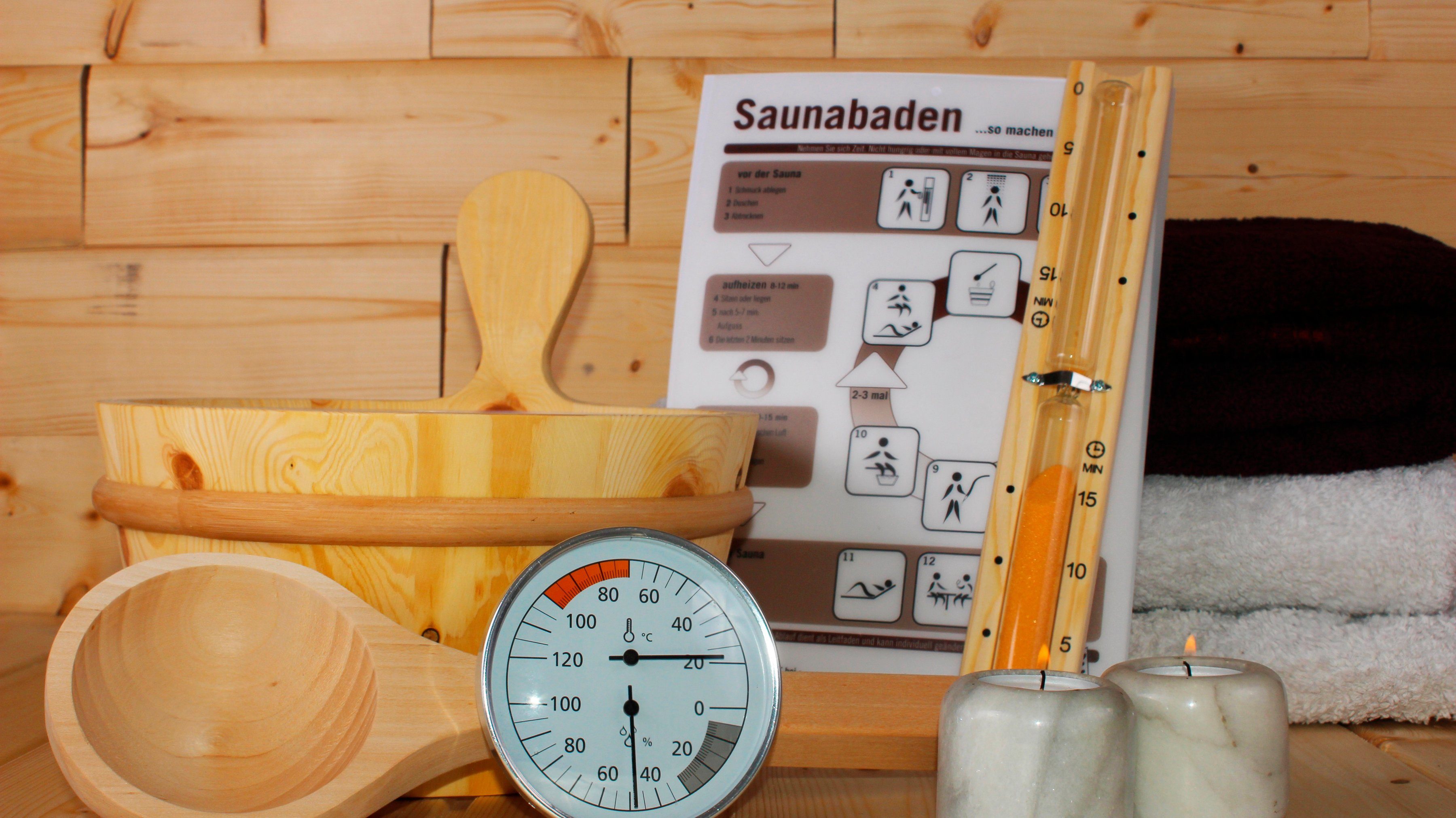 Karibu Sauna-Aufgussset Zubehörset Classic (6-tlg)