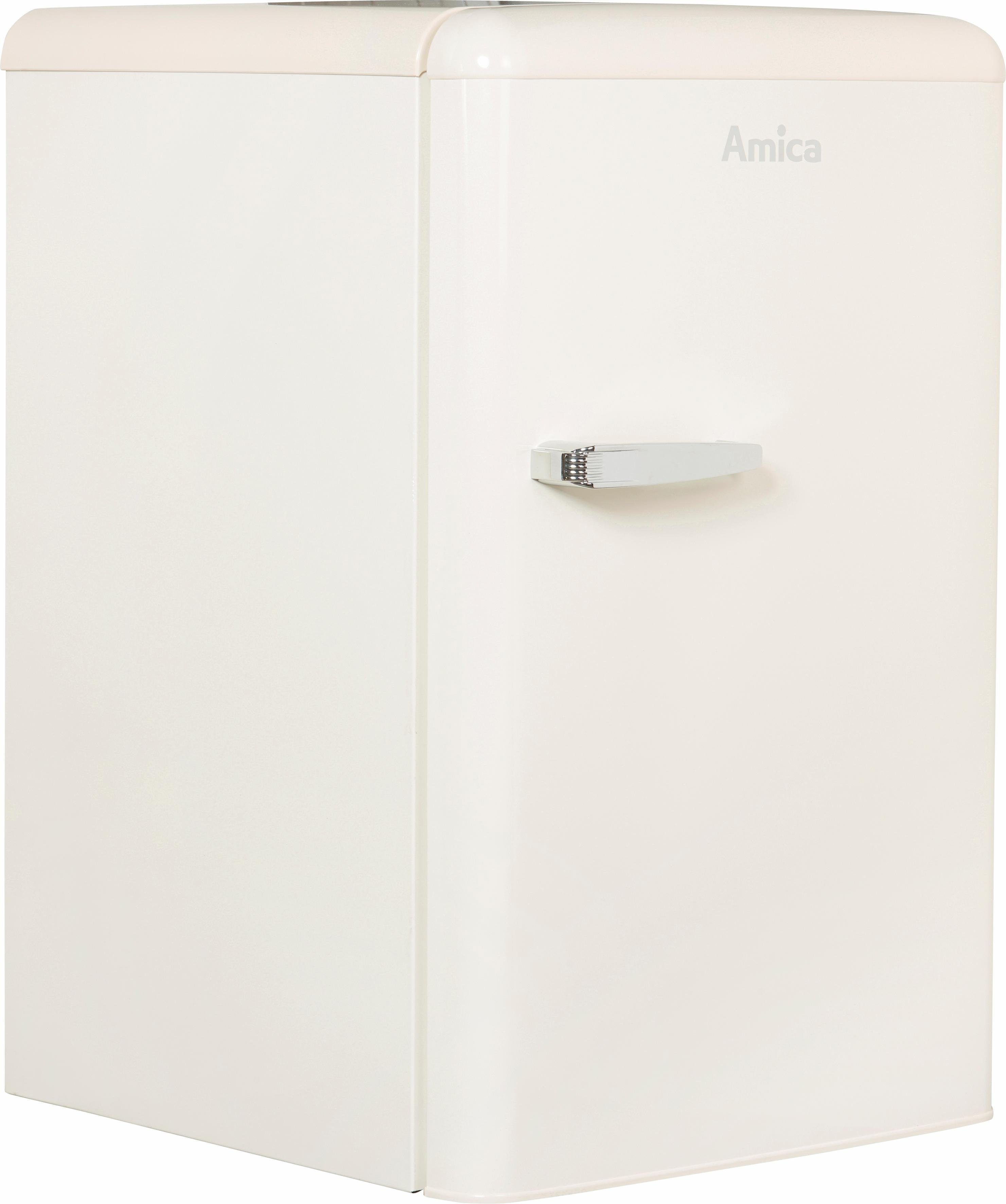 Amica 15615 breit 87,5 55 Kühlschrank Top hoch, Table B, beige KS cm cm