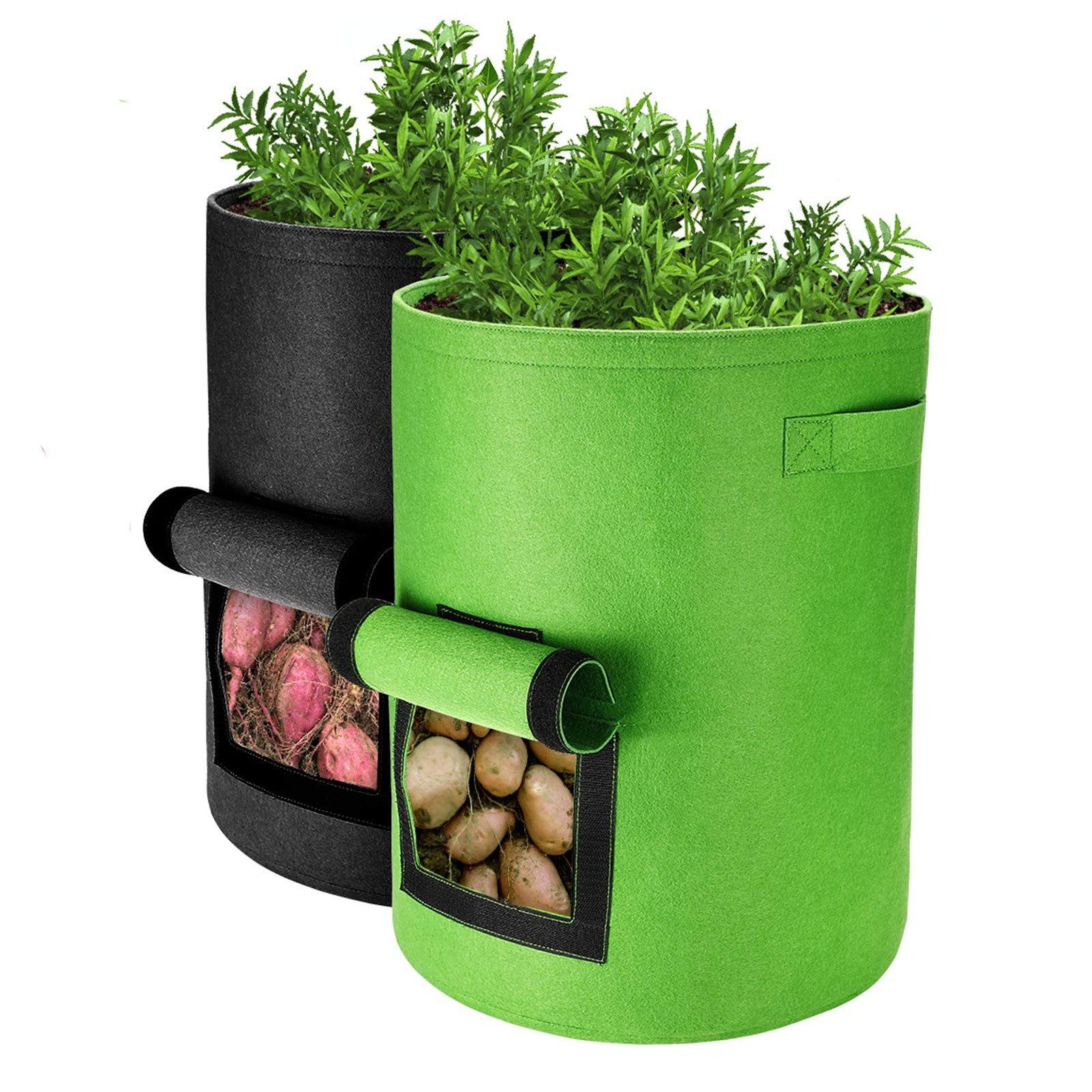 EXTSUD Pflanzkübel Kartoffel Pflanzsack, Pflanzen Tasche günstig online kaufen