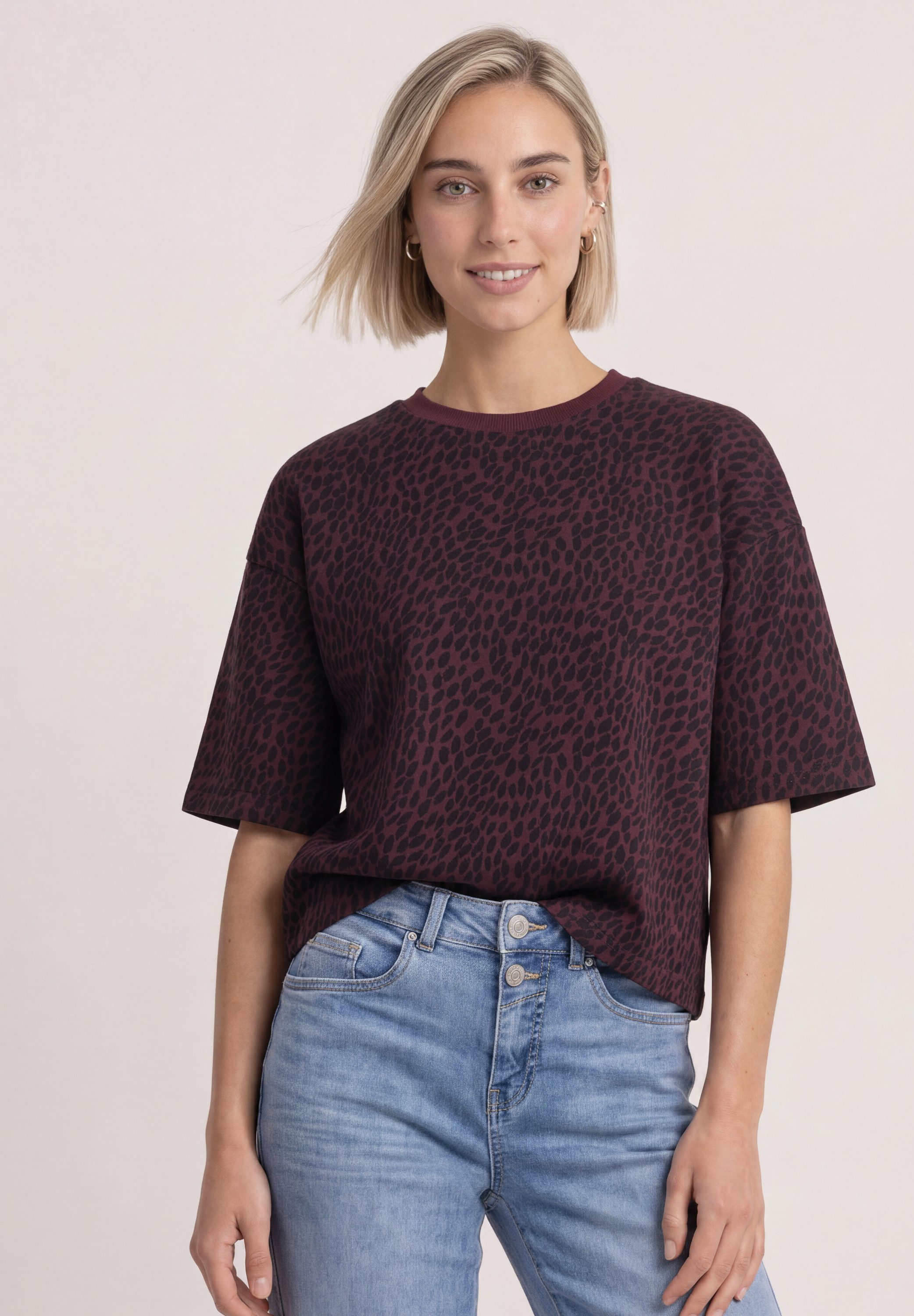 STREET ONE Sweatshirt aus softem Materialmix