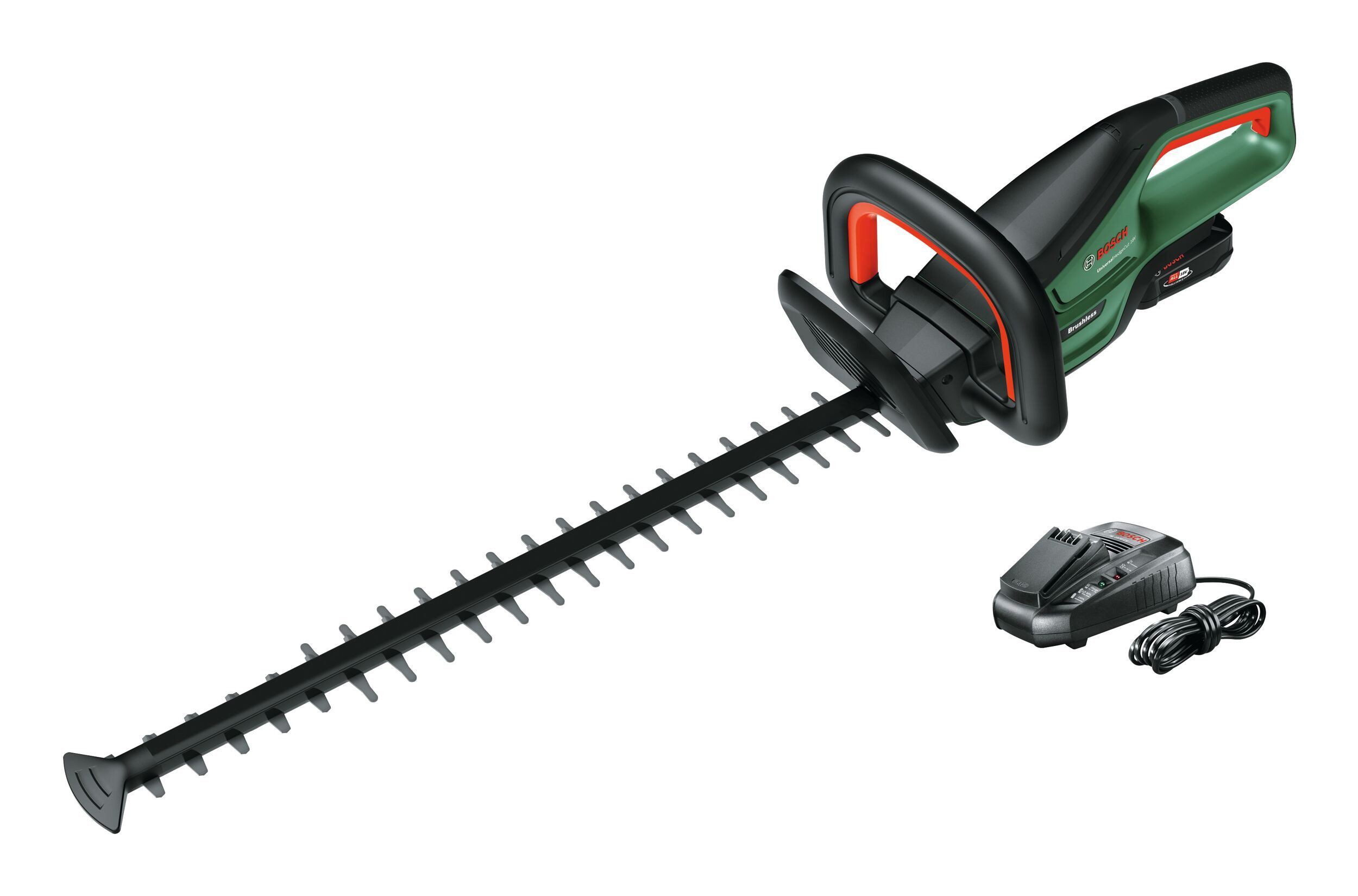 BOSCH Akku-Heckenschere UniversalHedgeCut 18V-55, Mit 1x Akku 2,5 Ah - im Karton