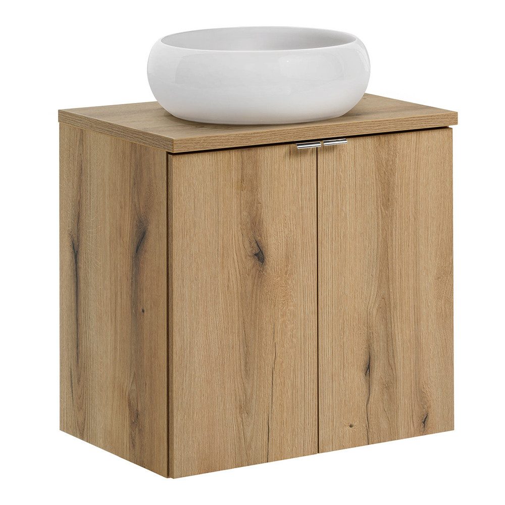 Lomadox Waschtischplatte NEWPORT-56-OAK, 60cm, in Eiche – Bild 5 von 5