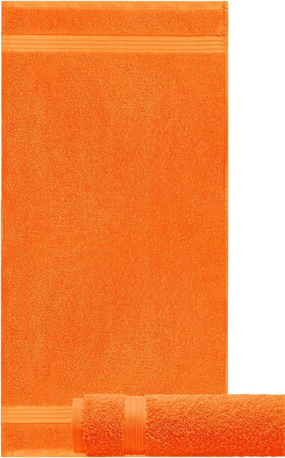 cm Lashuma Linz, 50x100 orange Handtücher Frottee Frottee (2-St), Handtücher