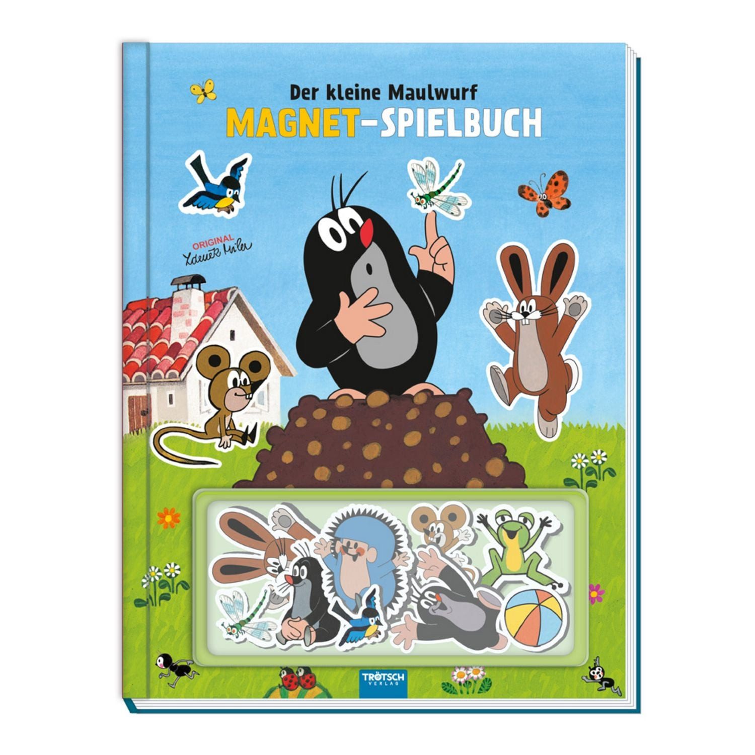 TRÖTSCH - Der kleine Maulwurf Magnet-Spielbuch Pappenbuch mit Magneten / diverse