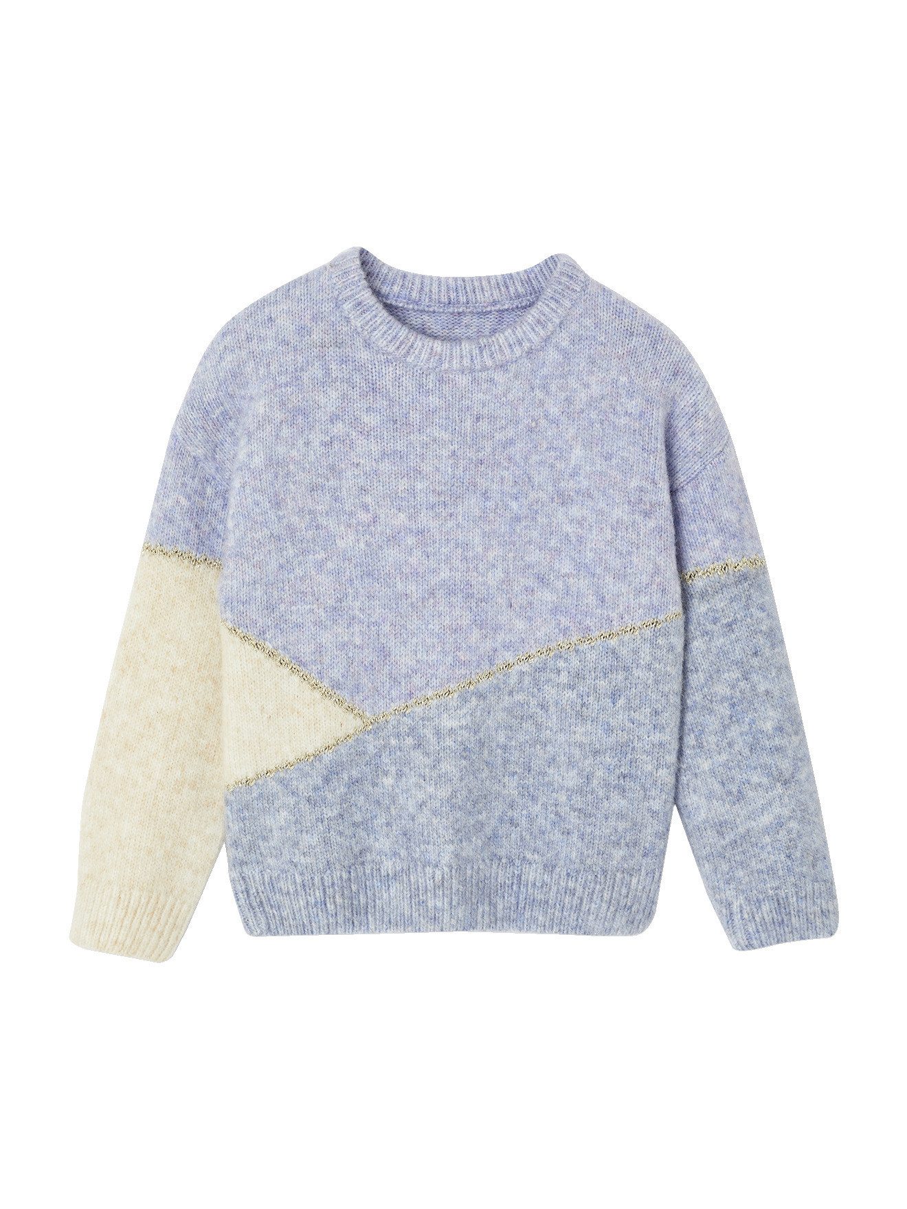 vertbaudet Pullunder Mädchen Pullover im Colorblock-Style