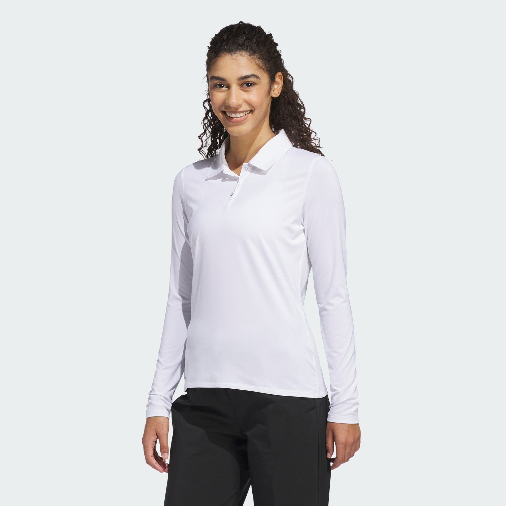 adidas Performance Langarm-Poloshirt PERFORMANCE POLOSHIRT, LANGÄRMELIG (1-tlg)