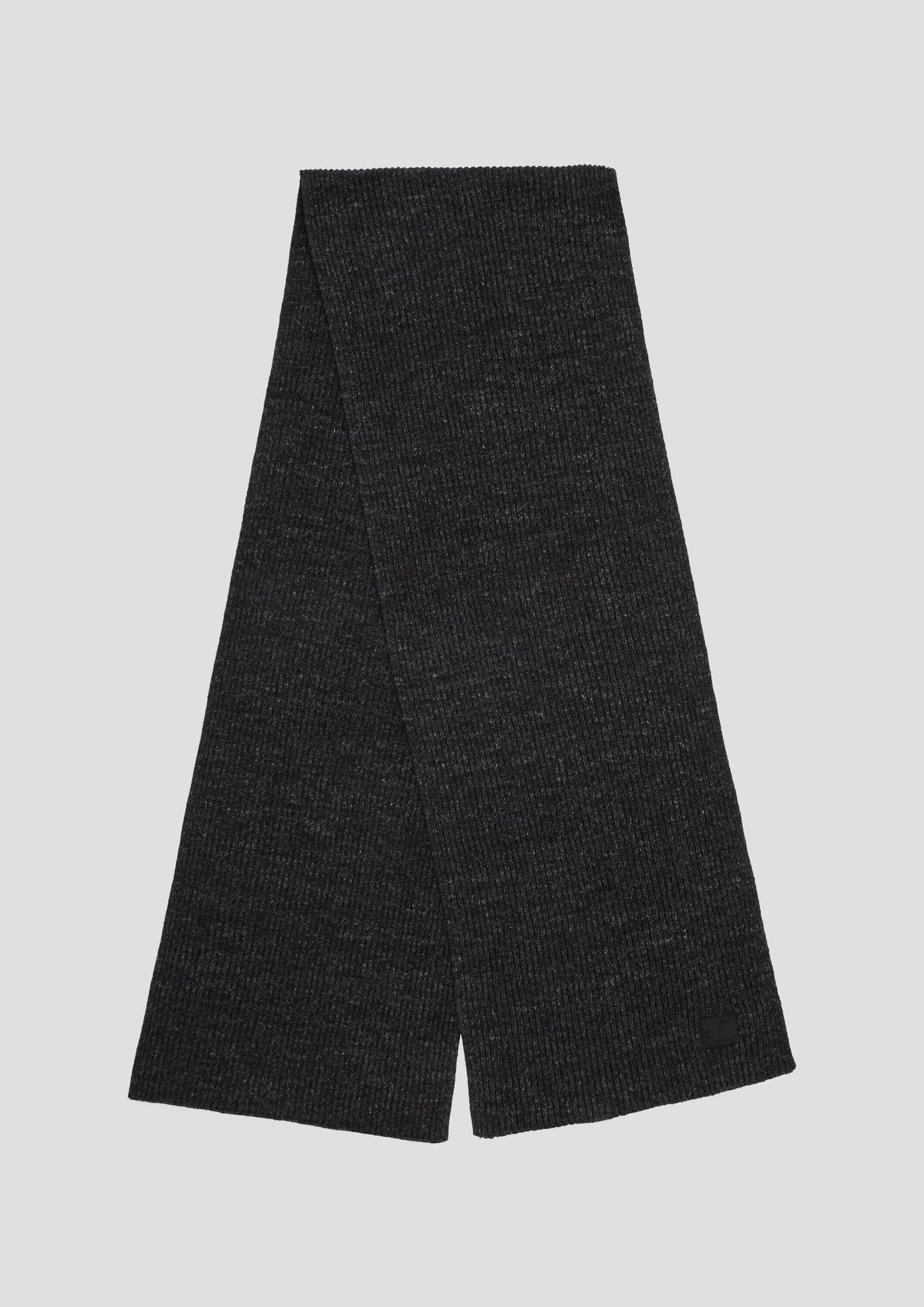 s.Oliver Schal Tuch, Strickschal aus Baumwolle