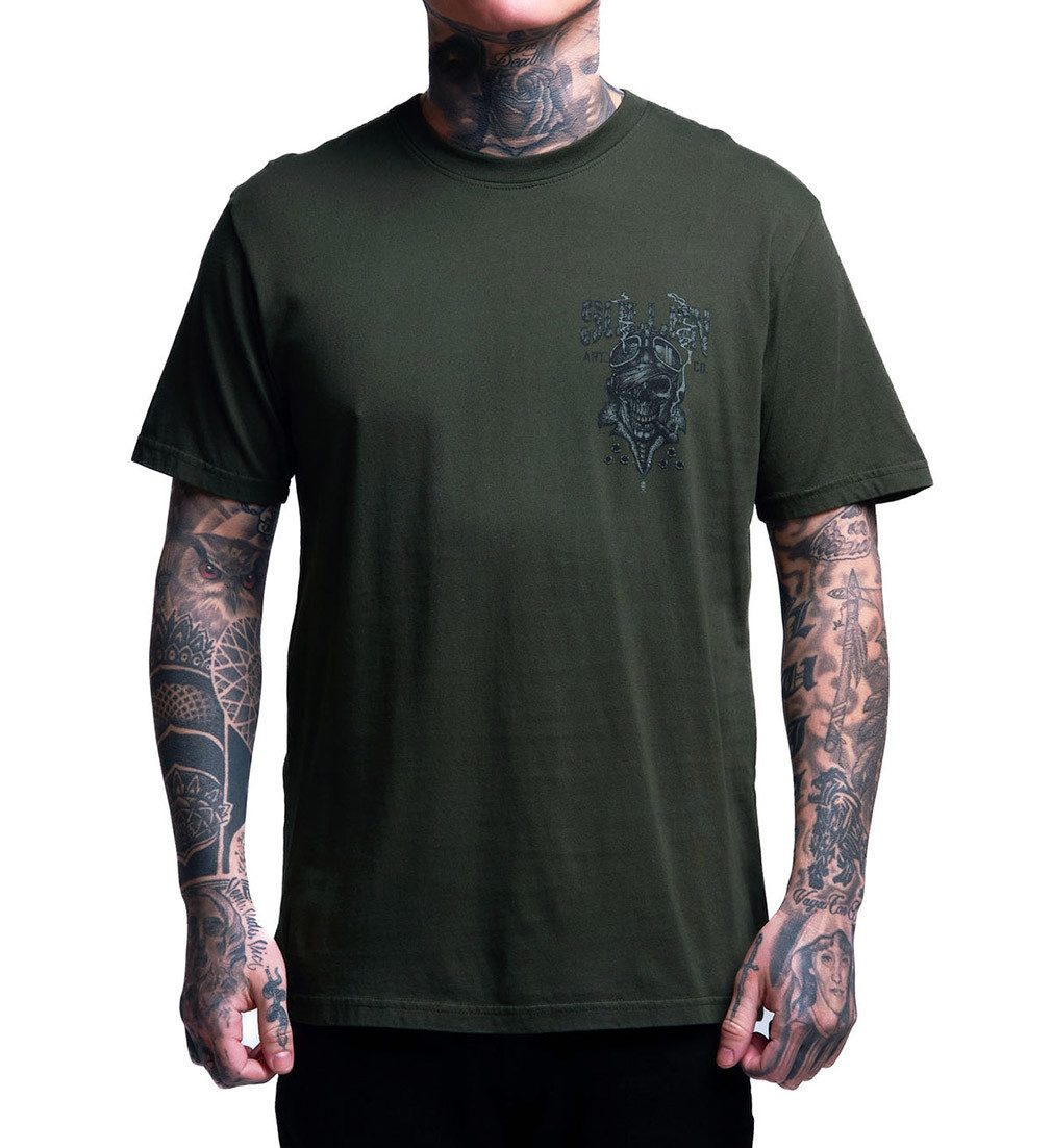 Sullen Clothing T-Shirt Fighter Olivgrün