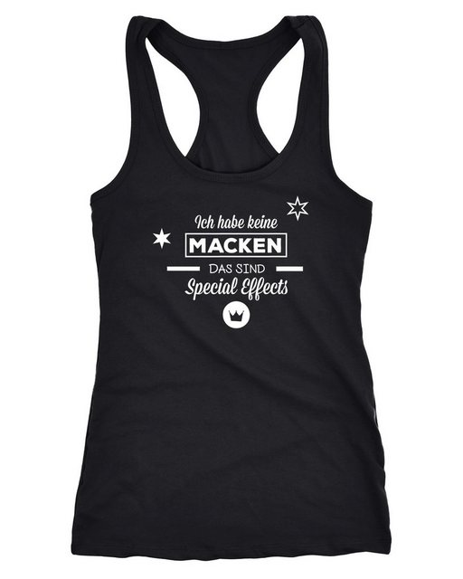 MoonWorks Tanktop Damen Tanktop Tank Top Ich habe keine Macken, das sind Sp günstig online kaufen