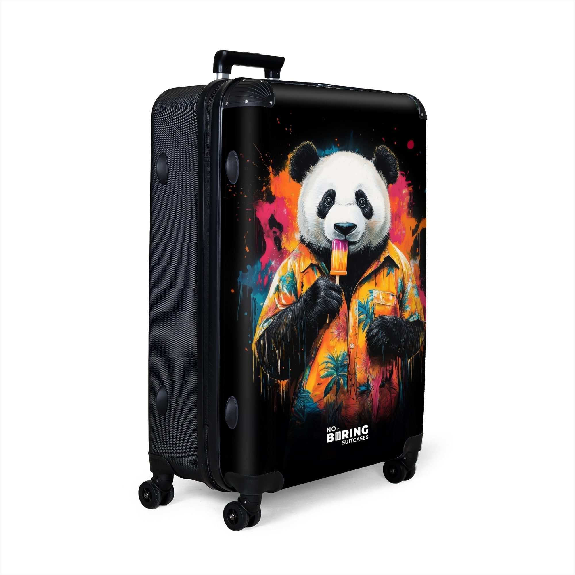 NoBoringSuitcases.com© Hartschalen-Trolley Sommerpanda mit Eiscreme 77 günstig online kaufen
