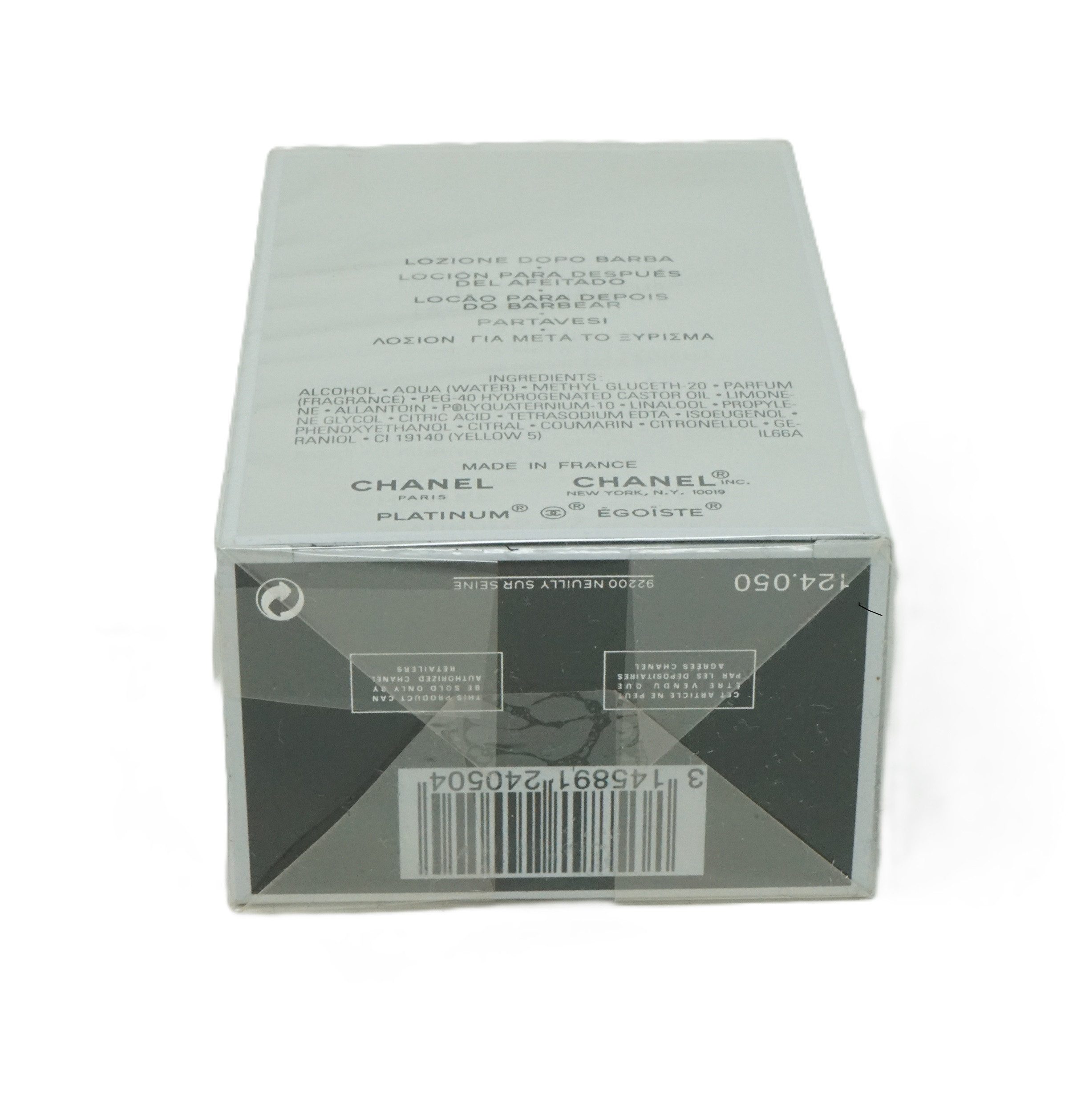 CHANEL After Shave Lotion Chanel Egoiste Platinum After Shave Lotion 75 ml