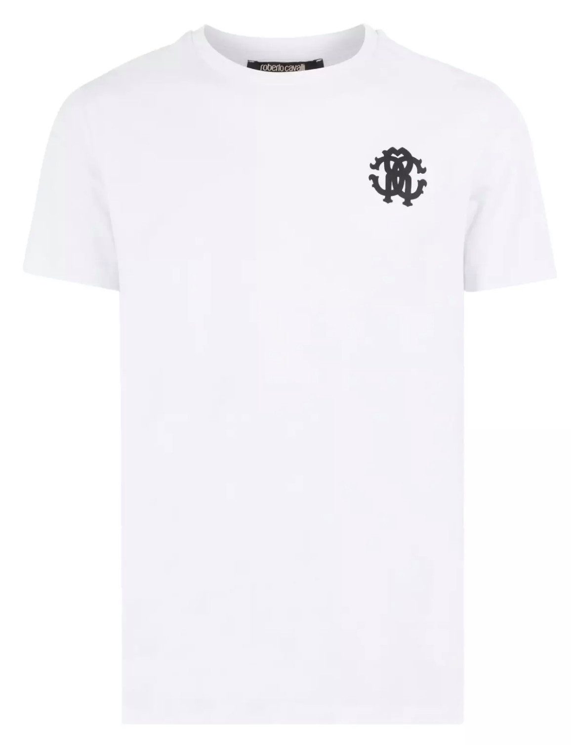 roberto cavalli T-Shirt Firenze Tiger Logo Print Slim Fit RC-Monogramm und günstig online kaufen