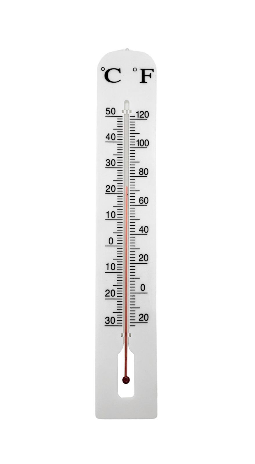 BURI Gartenthermometer Jumbo Gartenthermometer Außenthermometer 6,5 x 40 Thermometer