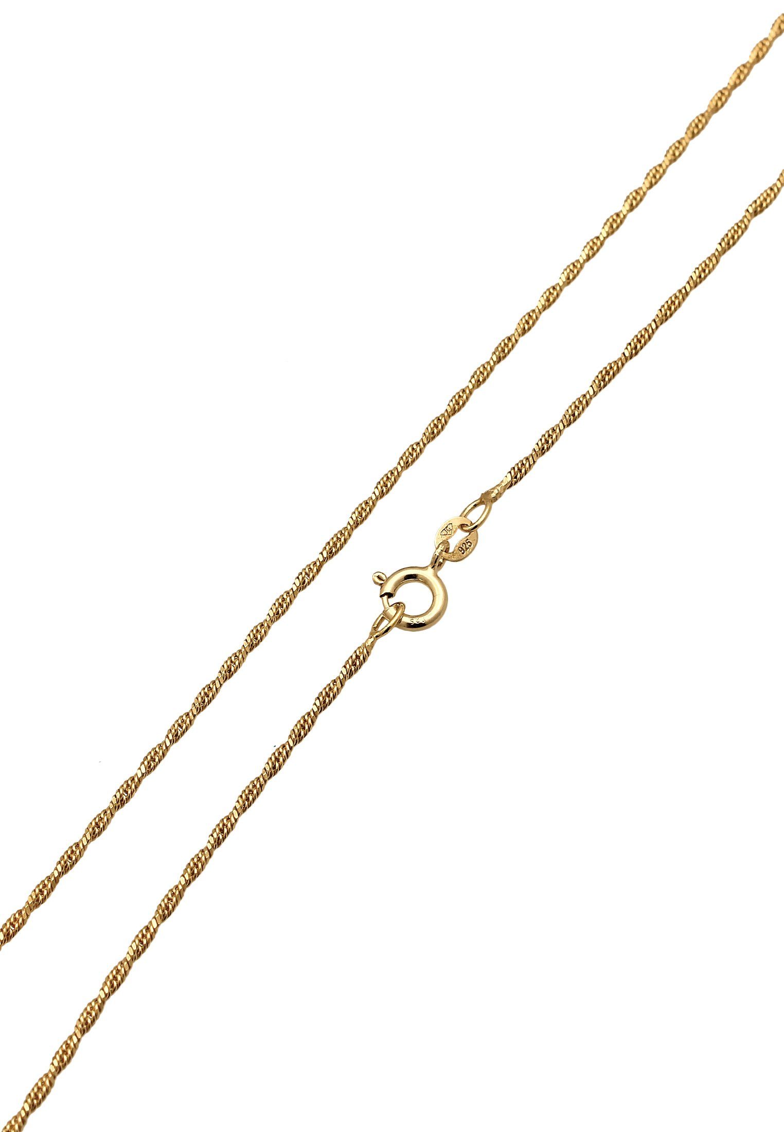 Kuzzoi Silberkette Herren Kordelkette Gedreht Twisted 925 Silber