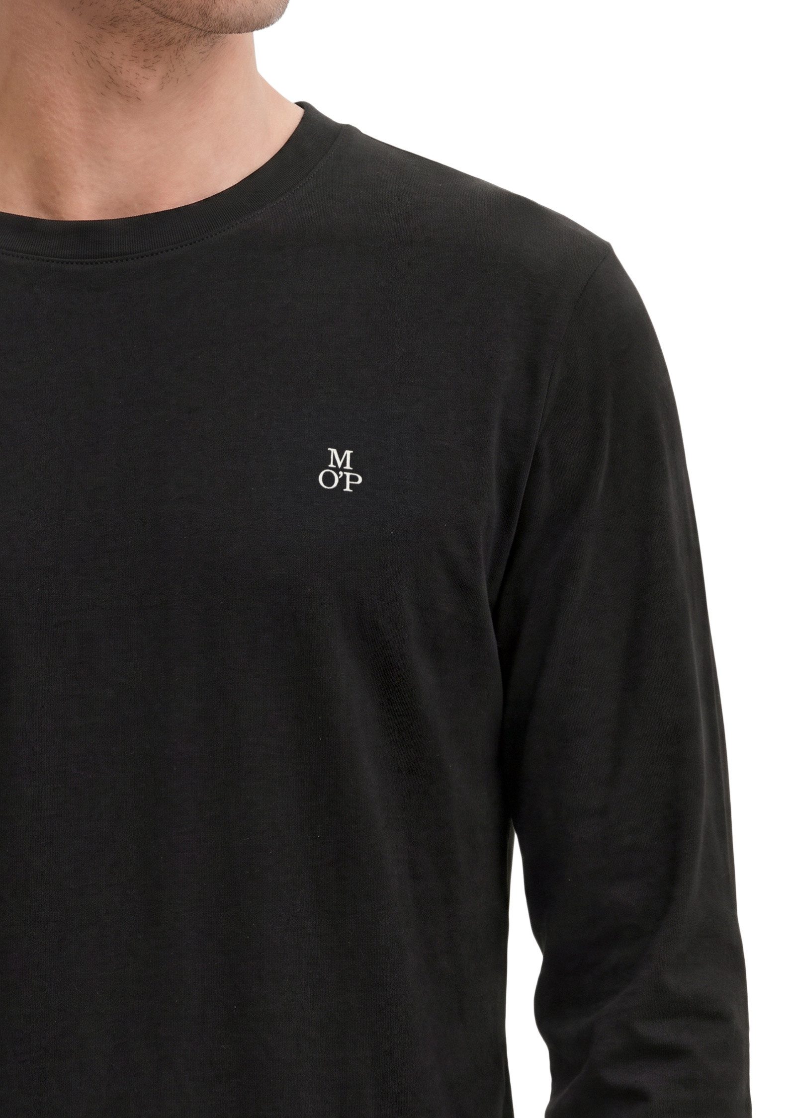 Marc O'Polo Langarmshirt aus reiner Bio-Baumwolle – Bild 4 von 5