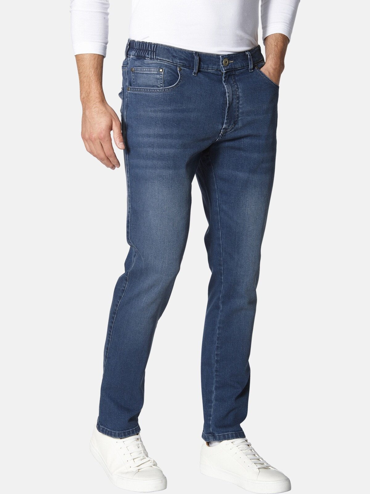 Babista 5-Pocket-Jeans LEARESTO im leichten Used-Look