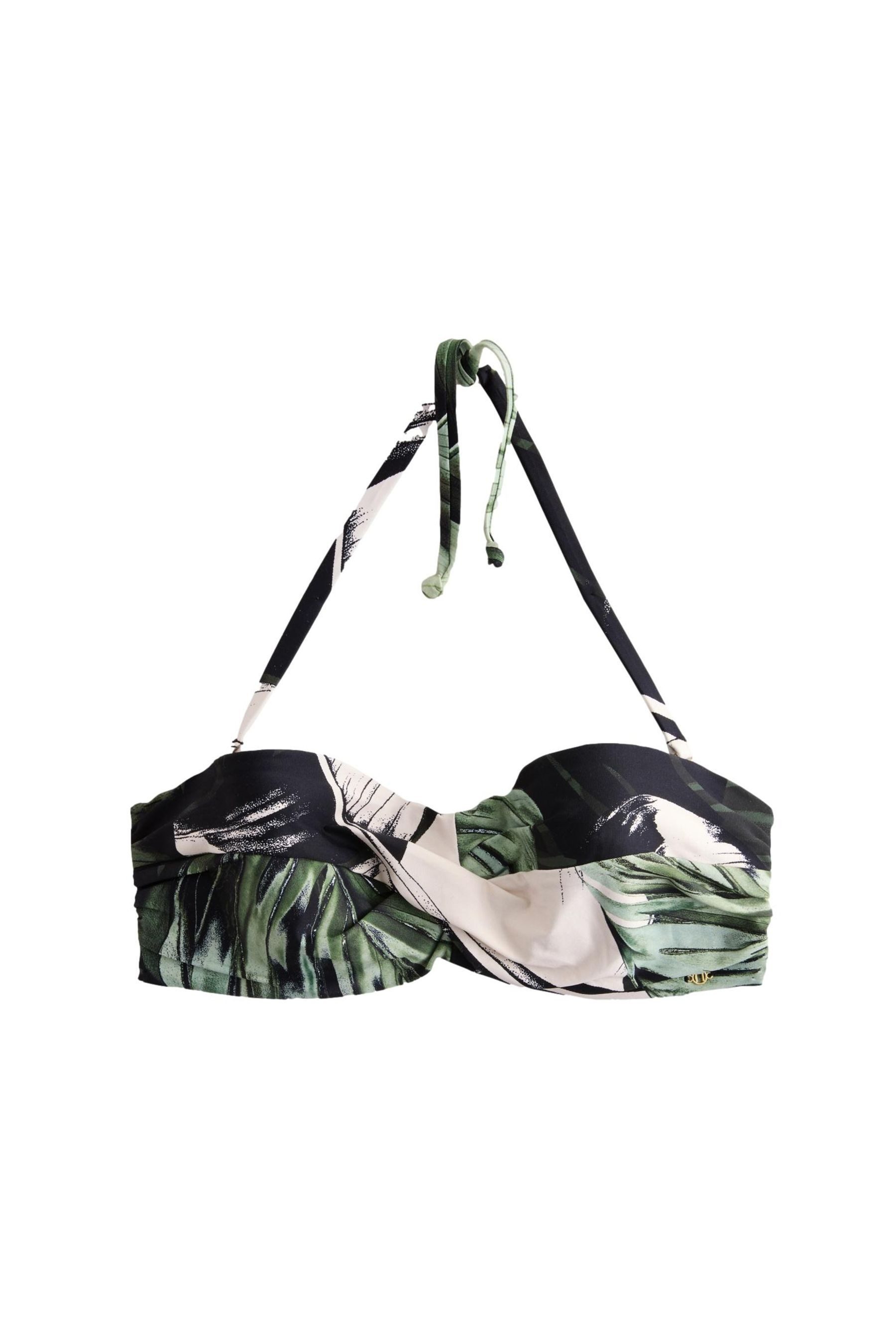 Next Bügel-Bandeau-Bikini-Top Wattiertes Bandeau-Bikinioberteil mit Bügel (1-St)