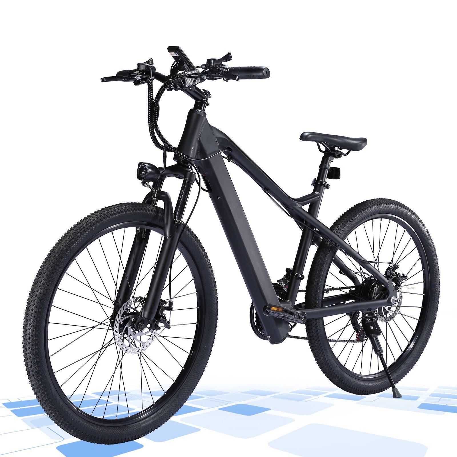 HITWAY E-Bike »E Bike Elektrofahrrad MTB E-Mountainbike 26 Zoll E-Bike«,  350,00 W, 5-90km Pedalassistenzmodus Shimano 21 Gängen