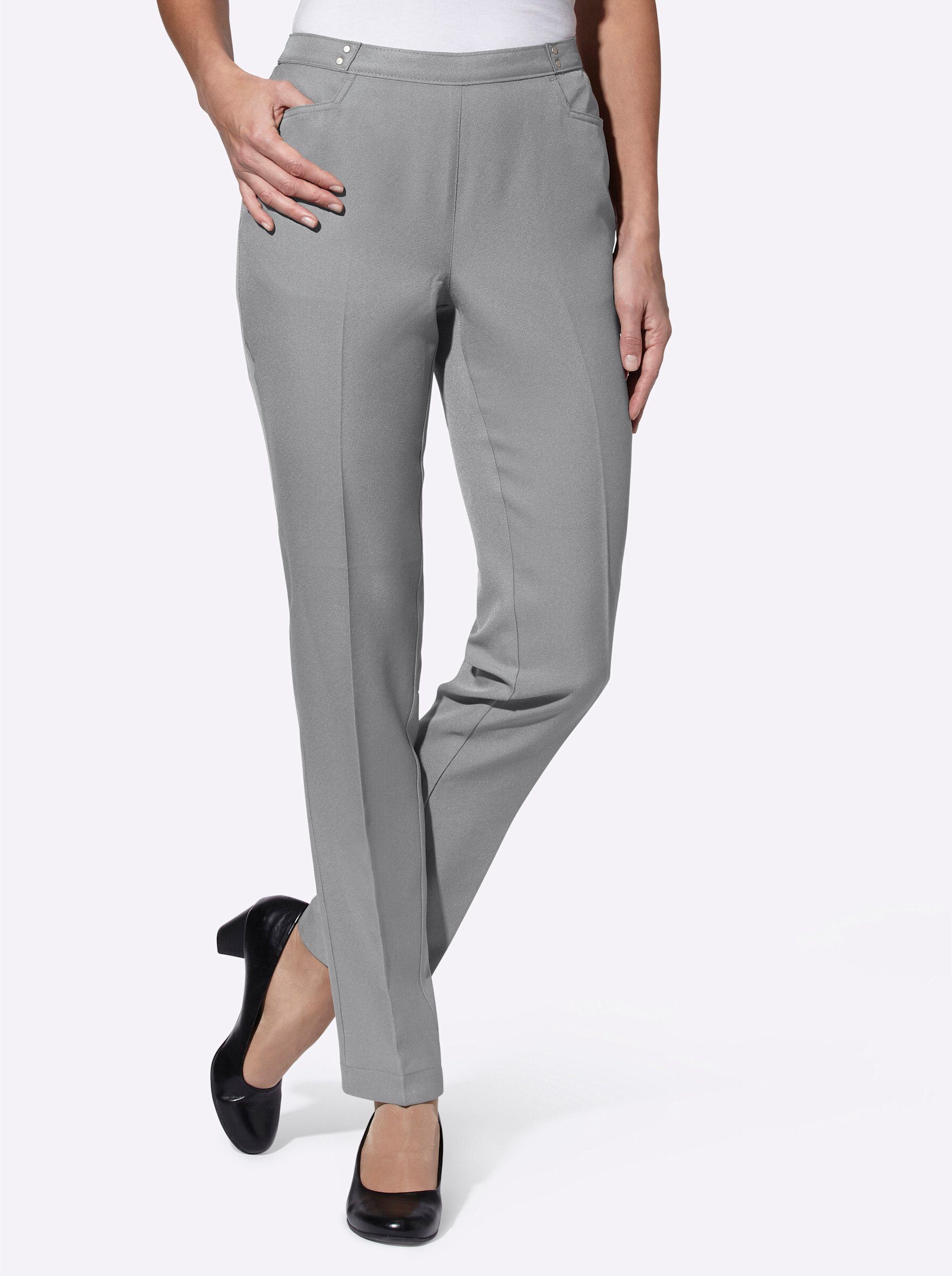 Witt Jerseyhose Bügelfaltenhose Länge ca. 72 günstig online kaufen