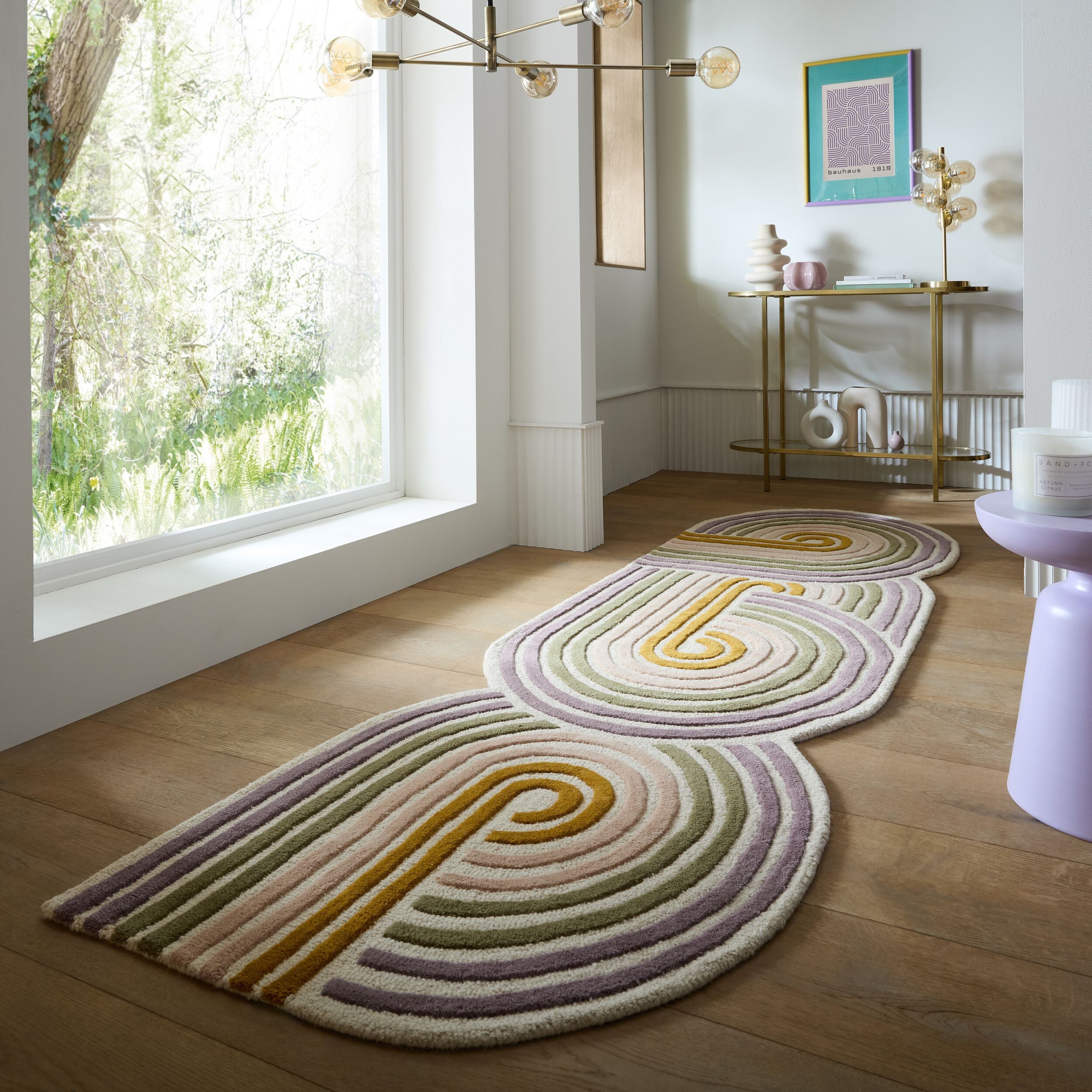 FLAIR RUGS Teppich SPIRAL SHAPED WOOL, rechteckig, Höhe: 6 mm