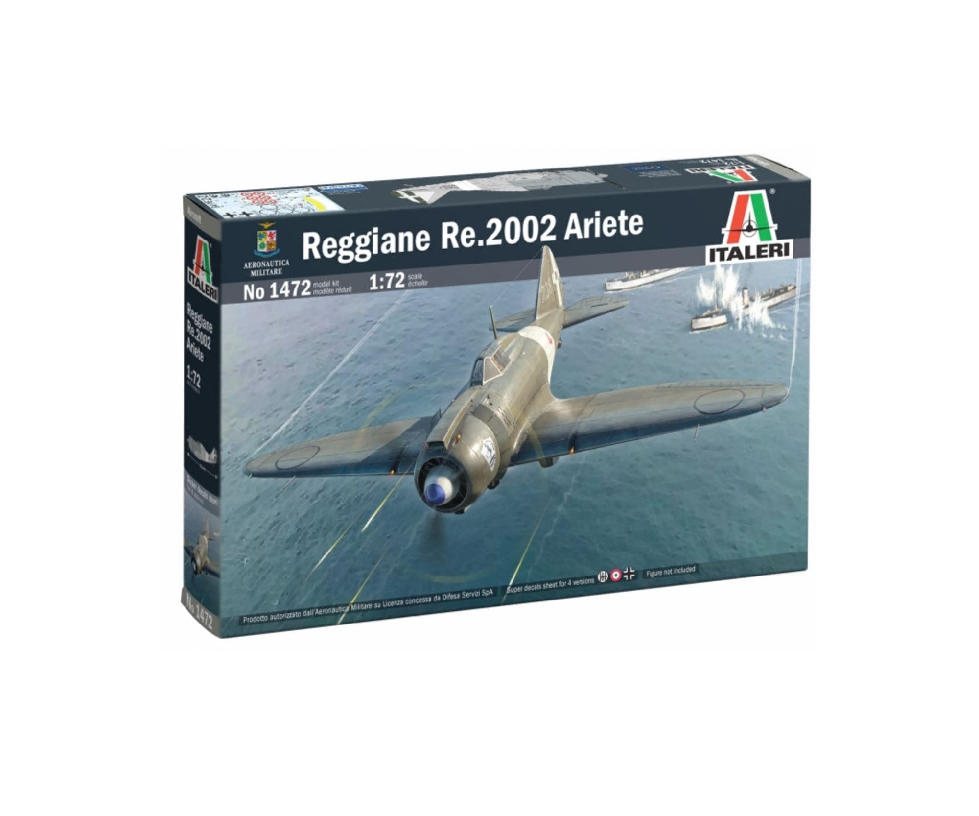 Italeri Modellbausatz Italeri 1:72 Reggiane Re.2002 Ariete Plastik Modellbausatz