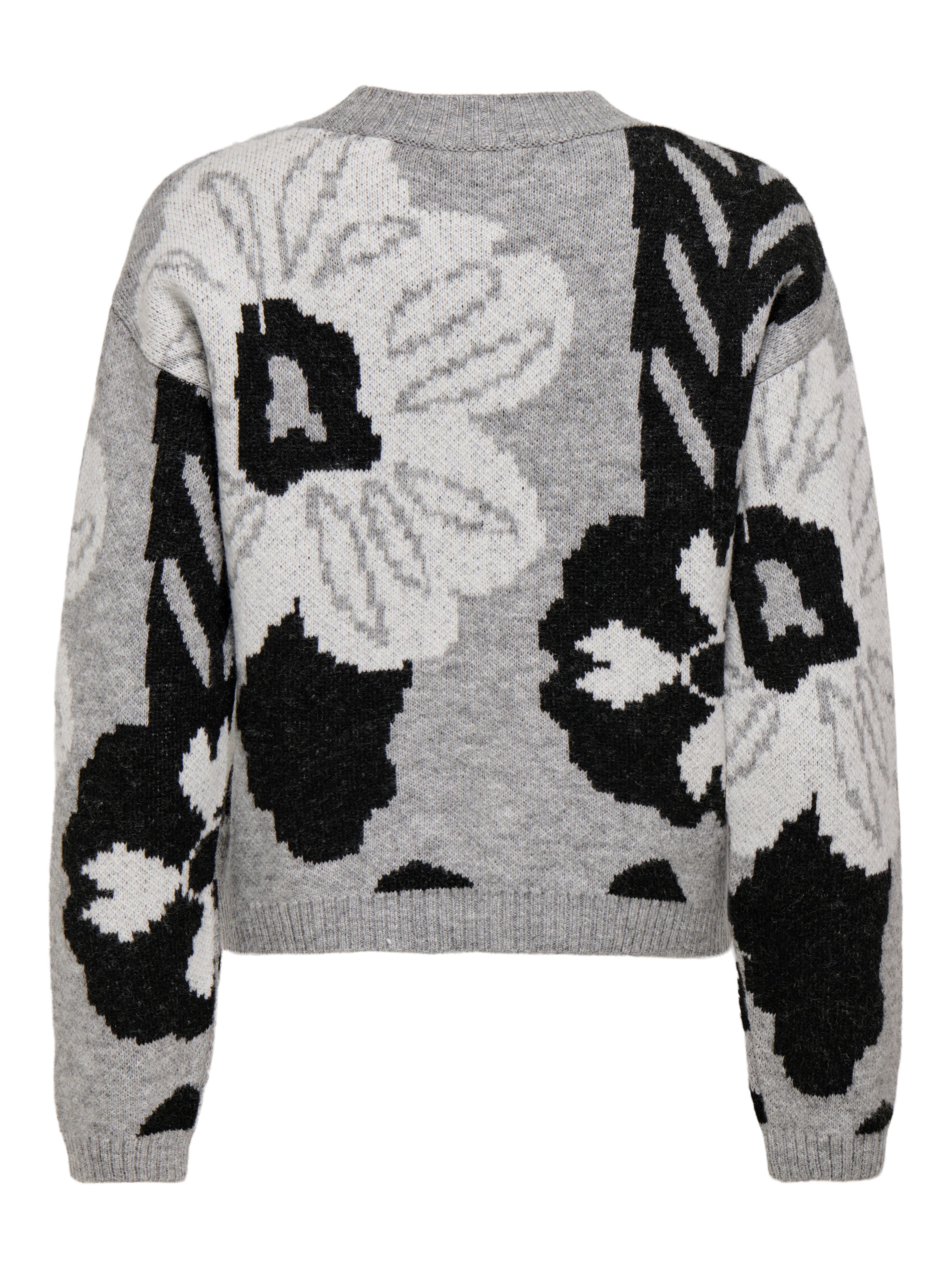 ONLY Rundhalspullover ONLJADE FLOWER LS O-NECK günstig online kaufen