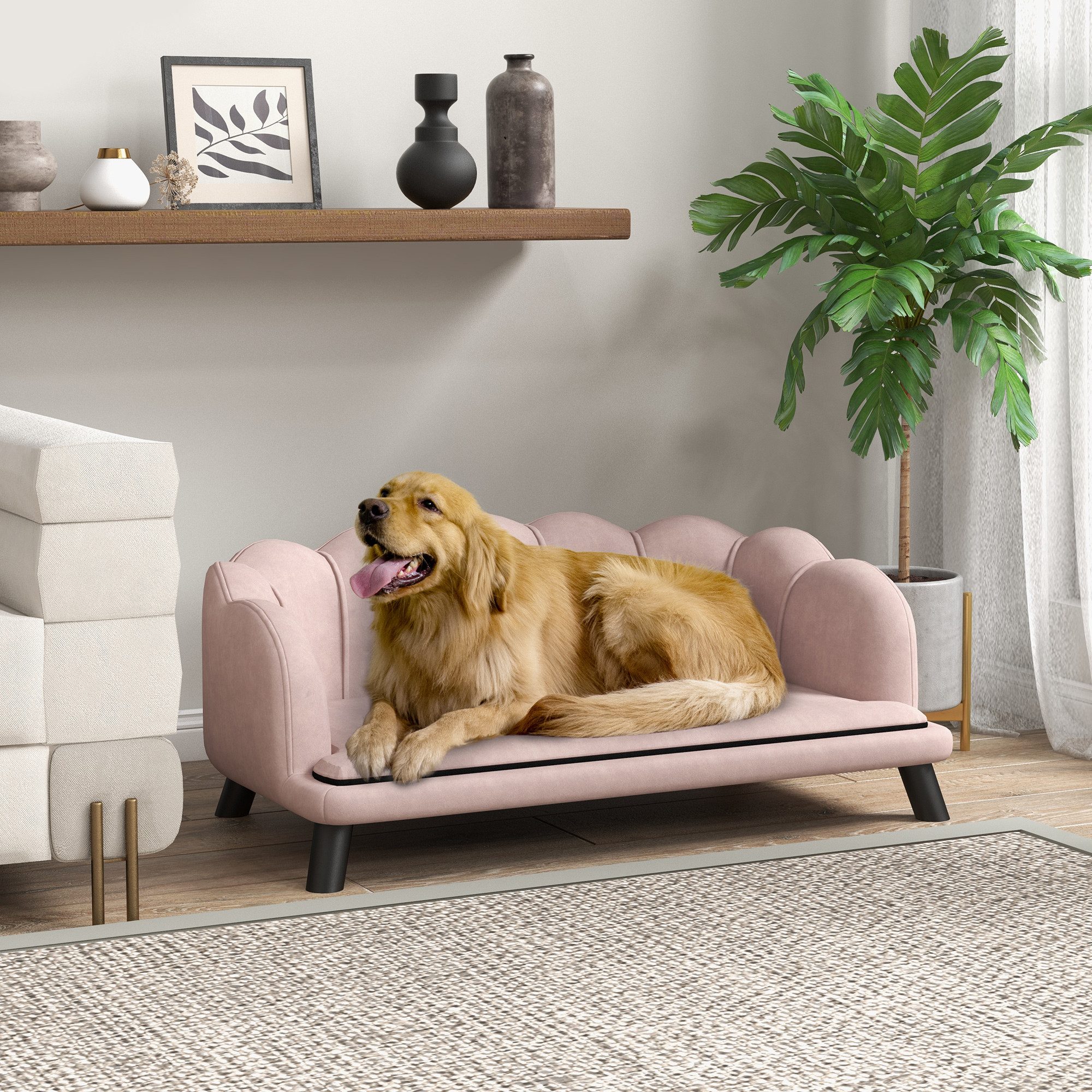 PawHut Tierbett Waschbarer Bezug, Haustiersofa mit günstig online kaufen