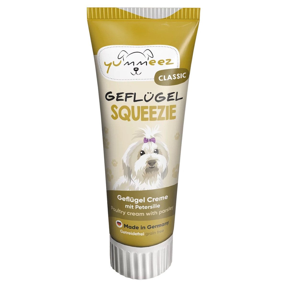 Yummeez Squeezie Geflügel 75 g, für: Hund