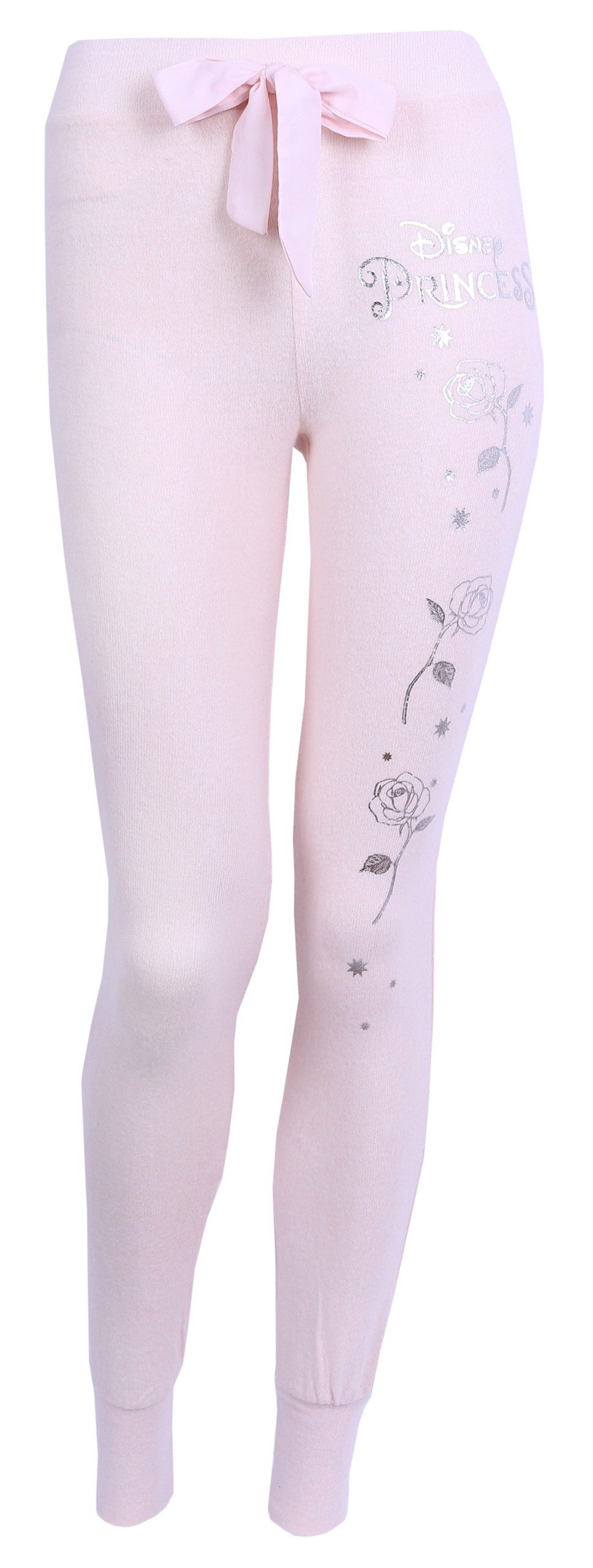 7/8-Leggings Pinke Schlafhose Schlafanzughose Prinzessinnen WALT DISNEY M