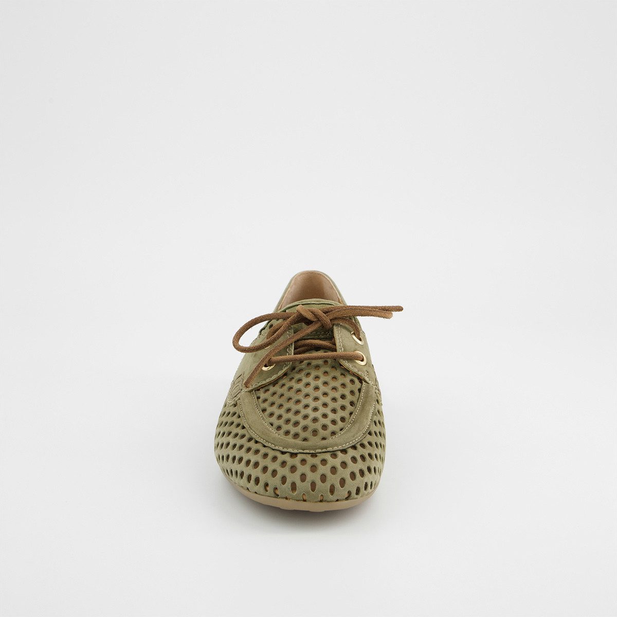 Paul Green Paul Green 1218-049, Slipper & Mokassin, Grün / Oliv, Damen Slip günstig online kaufen