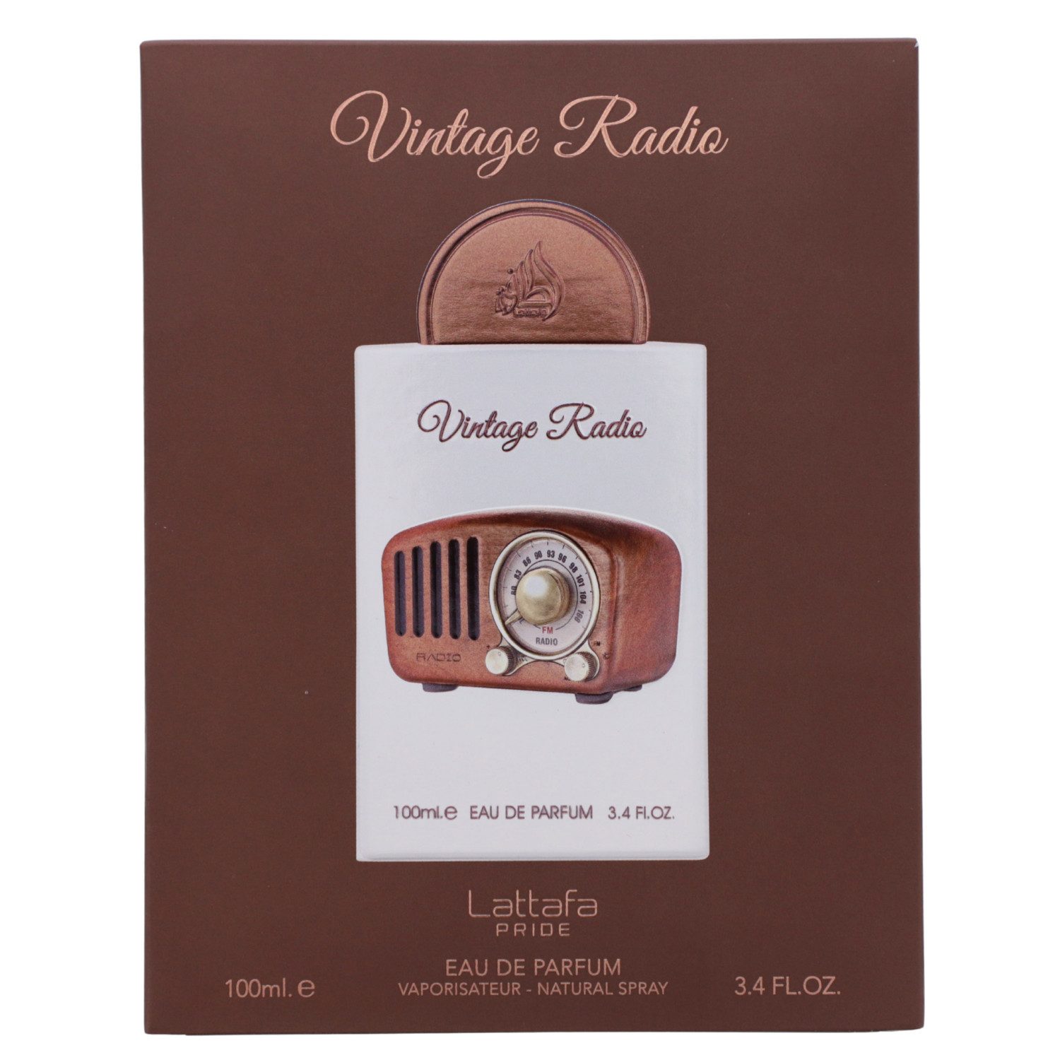 Lattafa Eau de Parfum Lattafa Vintage Radio Eau De Parfum Unisex 100 ml Aromatischer Duft