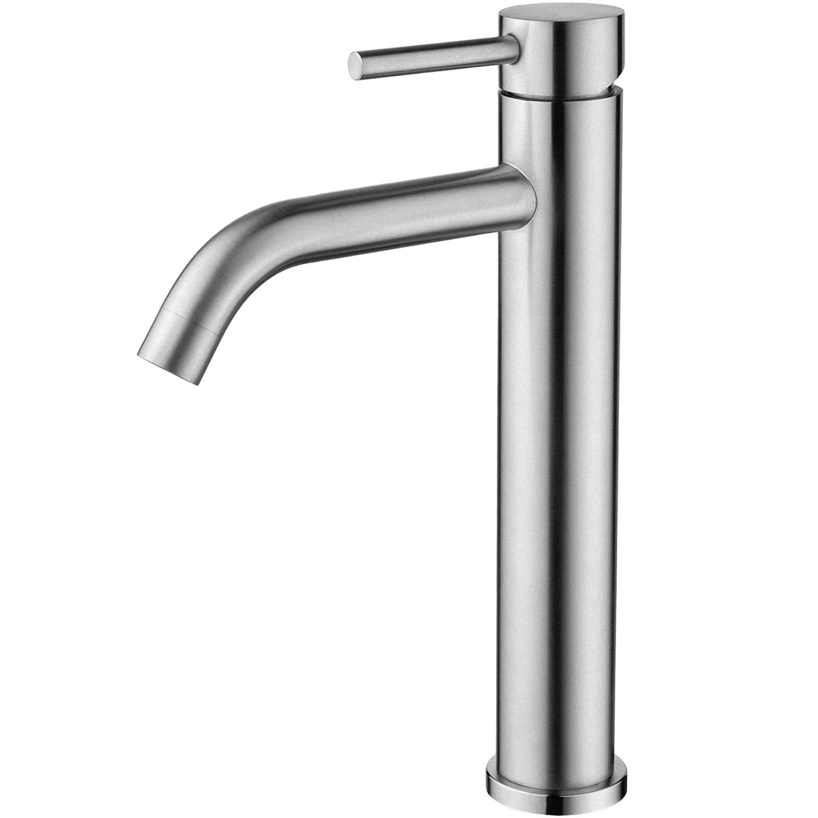 AICA Waschtischarmatur Wasserhahn Bad, Hoch Waschtischarmatur in Spotresist günstig online kaufen