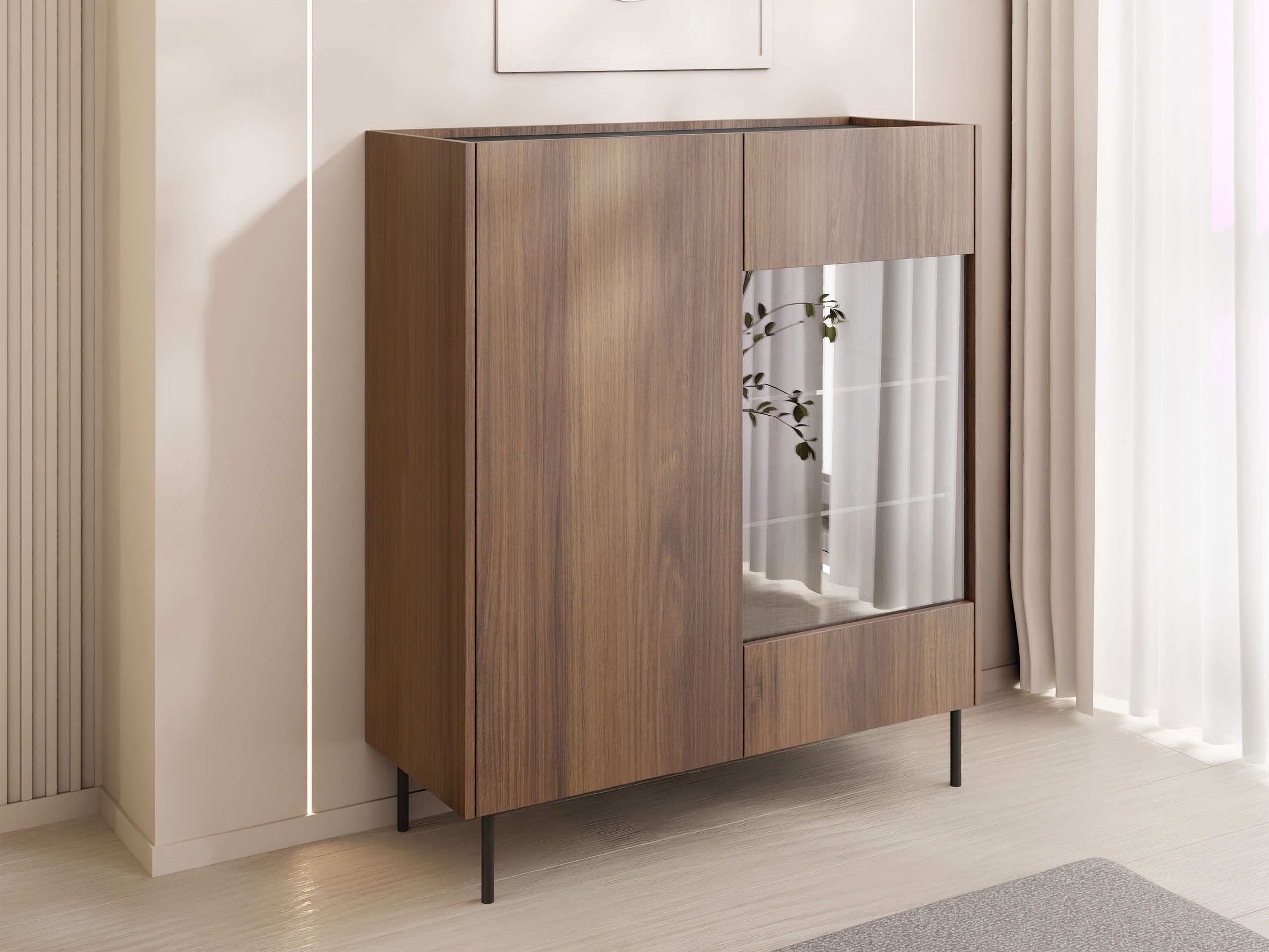 MIRJAN24 Vitrine Tewos W97 (mit zwei günstig online kaufen
